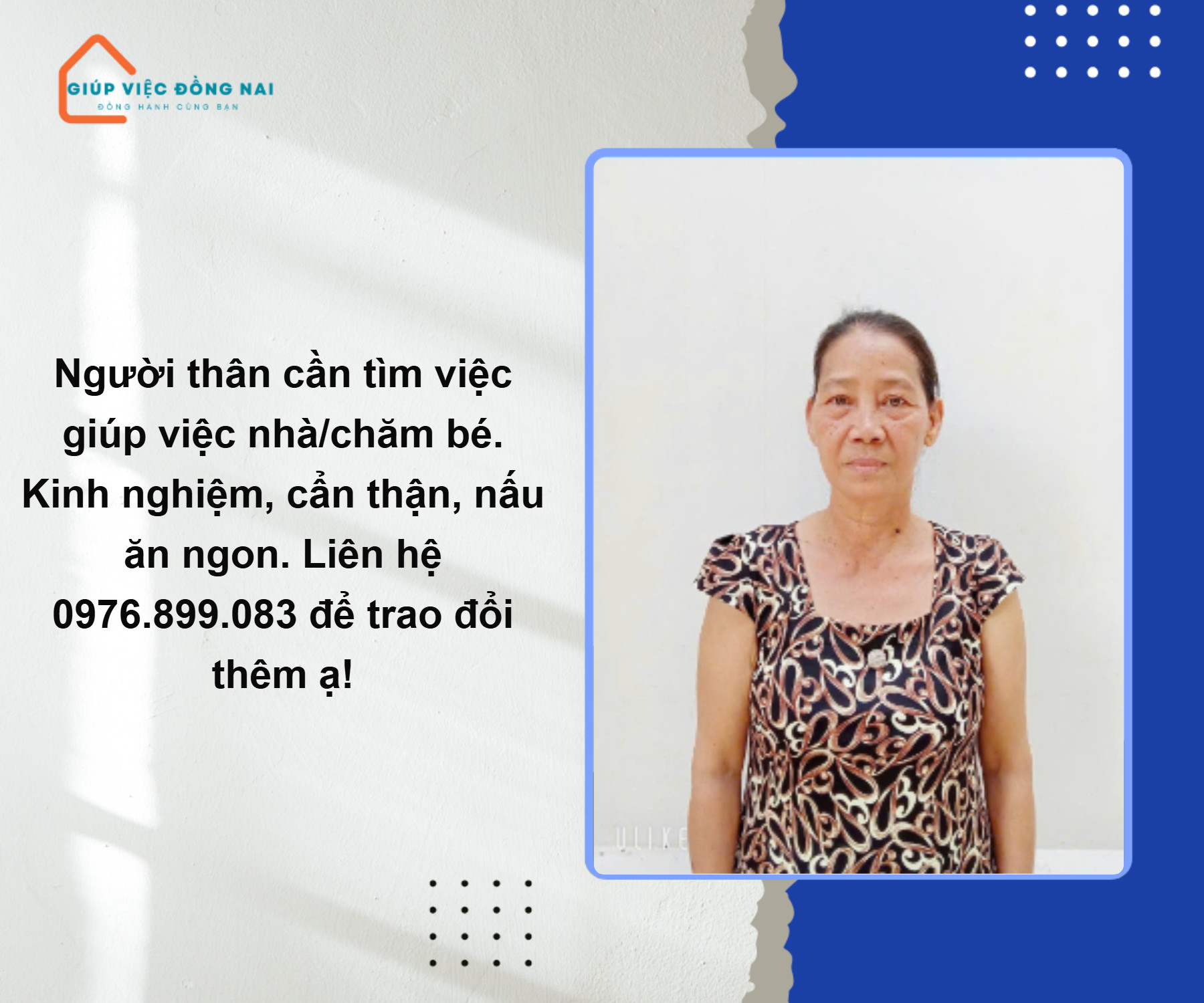 CÔ NGUYỄN THỊ TUYẾT NHUNG-SINH NĂM: 1969-QUÊ: ĐỒNG NAI.