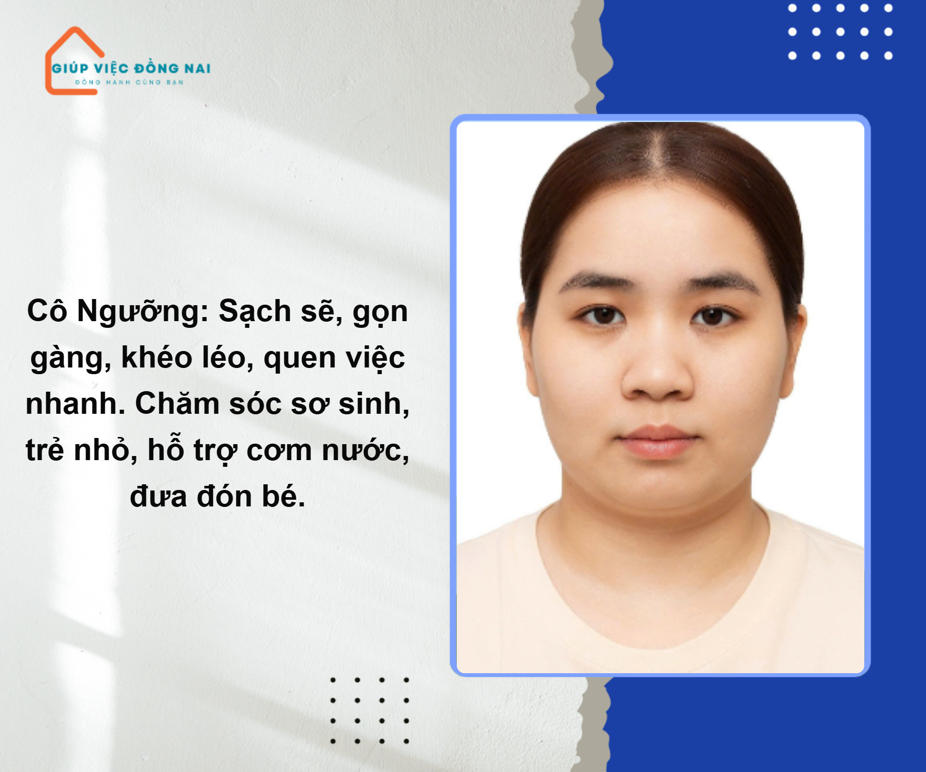 chị Ngưỡng cần kiếm việc làm