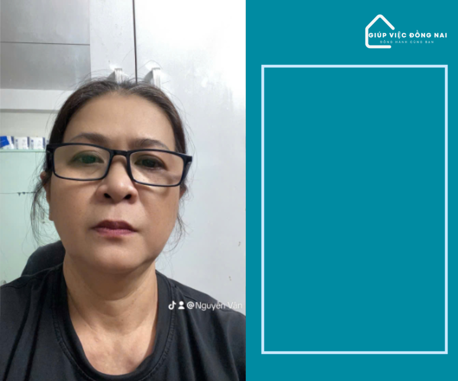 Chị NGUYỄN THỊ THU VÂN, sinh năm 1969, quê Long An cần tìm việc