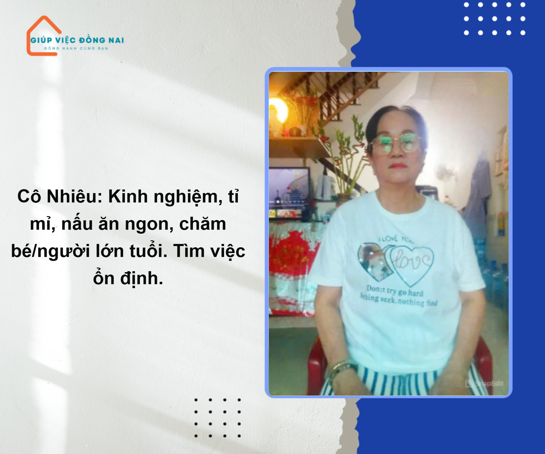 cô nhiệu cần kiếm việc làm