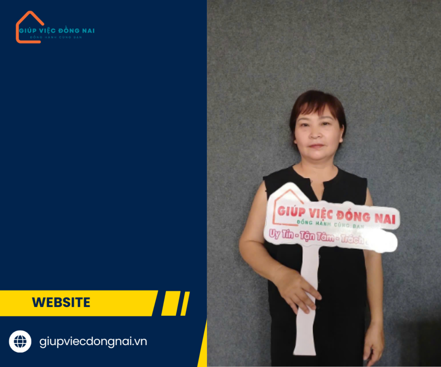 Chị Nguyễn Thị Mai, sinh năm 1972, quê Ninh Bình cần tìm việc