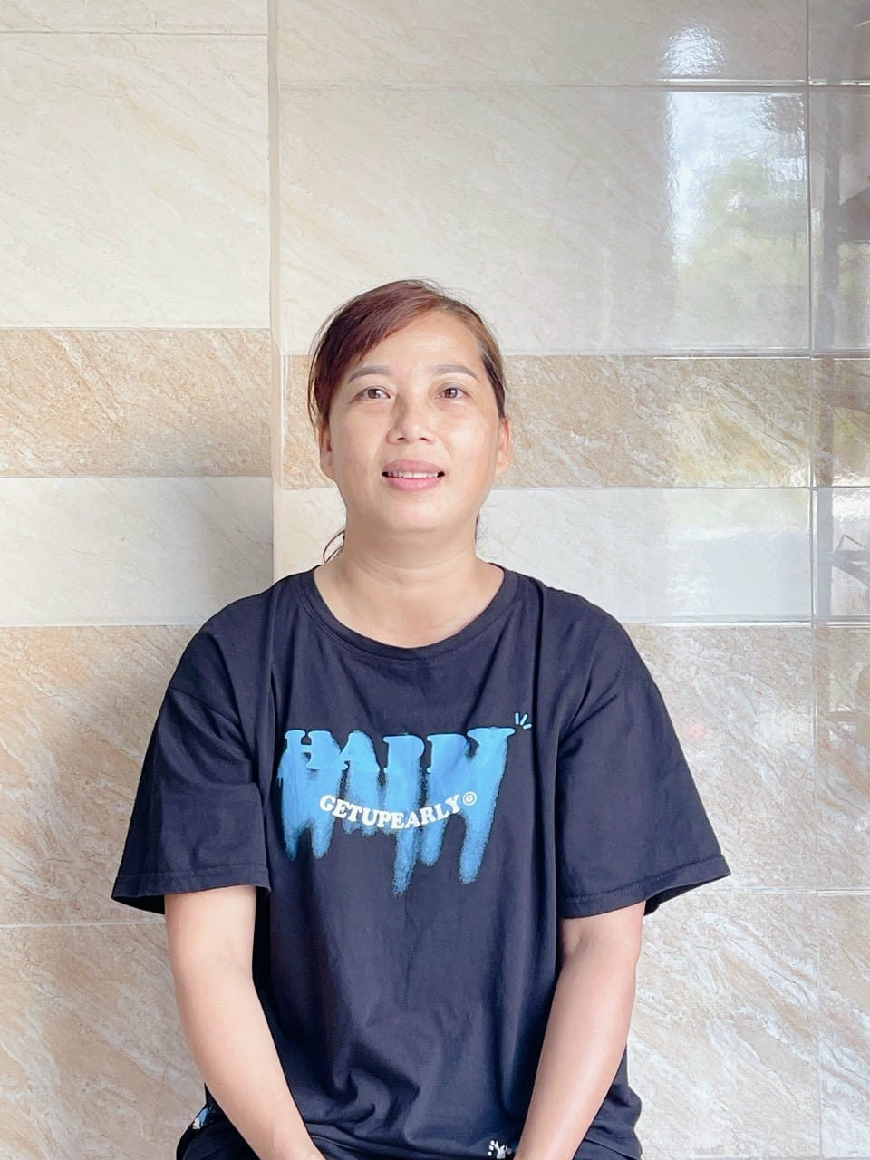 Chị Hạnh sinh 1976 quê Vĩnh Long nhân việc giúp việc nhà - phụ  chăm bé