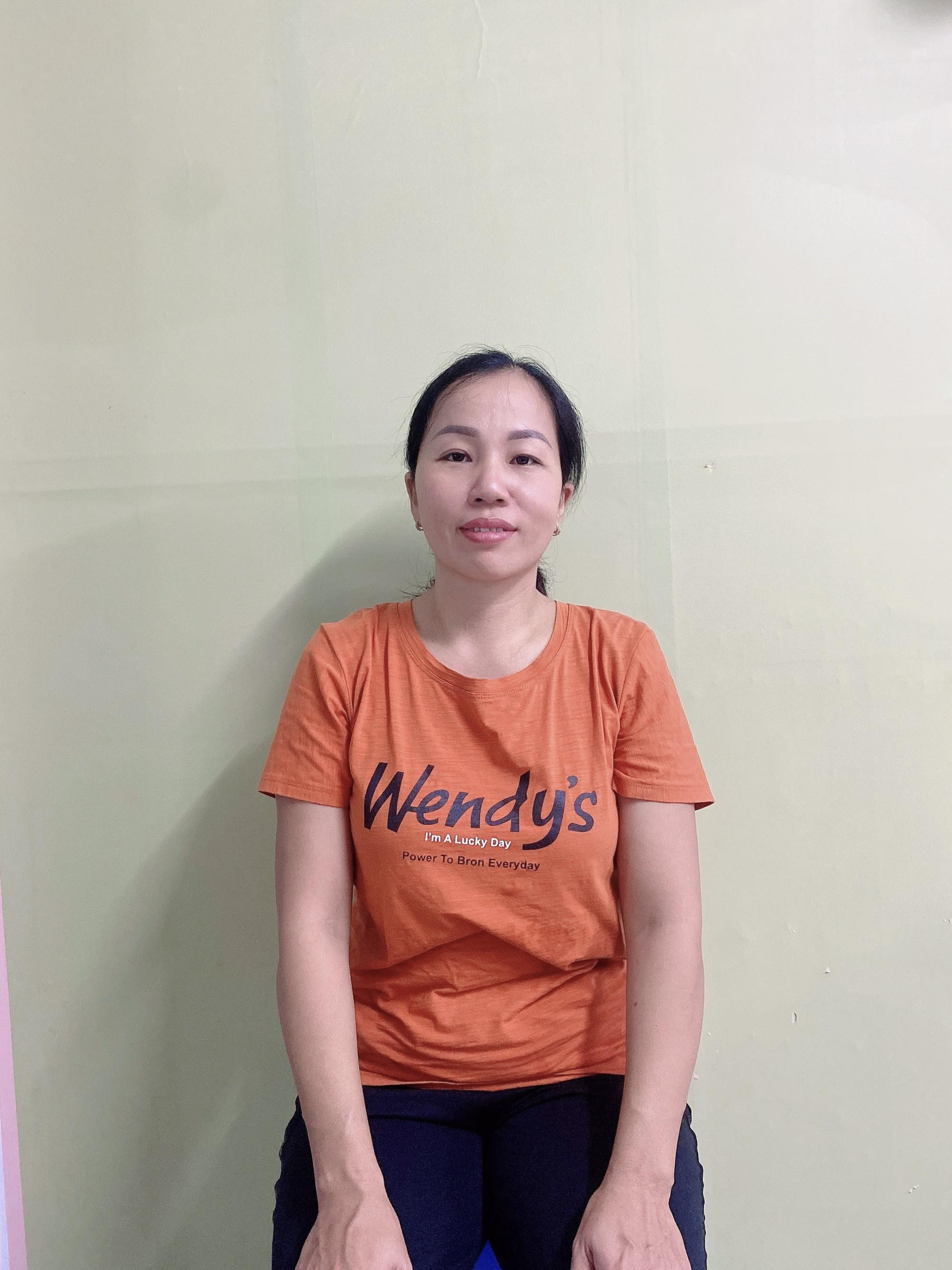 Chị Nguyễn Thị Thúy Hiền, sinh năm 1984, quê Bến Tre - chuyên giúp việc nhà, bảo mẫu