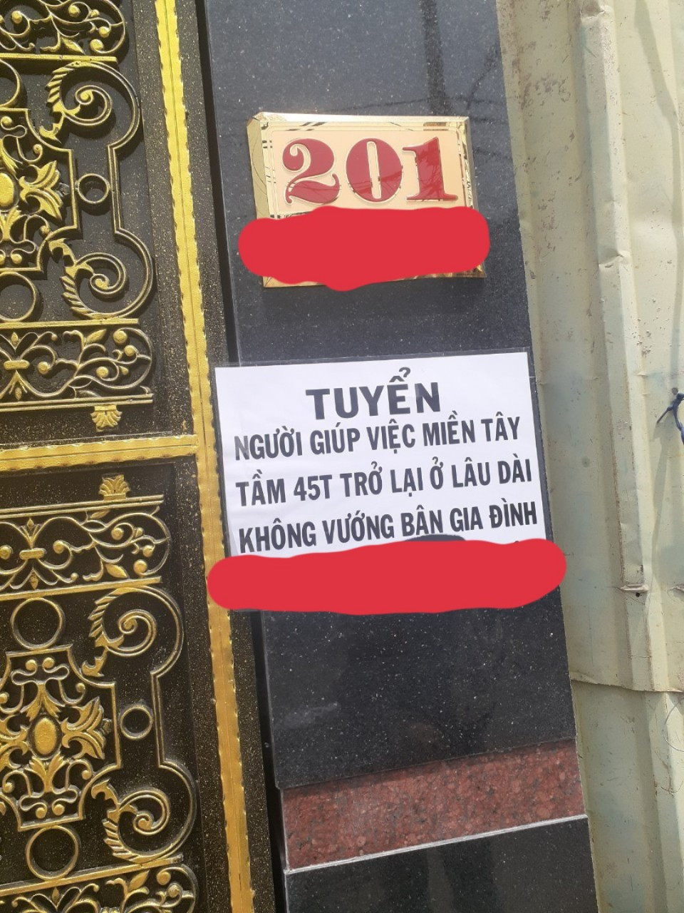 Em có chủ nhà ở Q12 đang cần tìm chị giúp việc gia đình người miền Tây