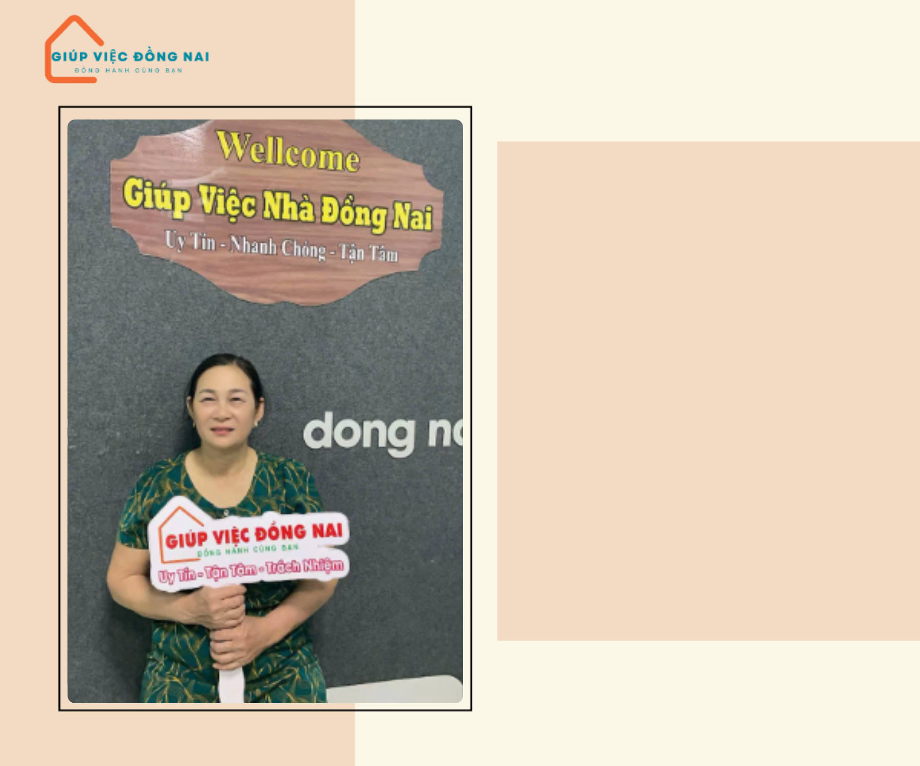 Chị NGUYỄN THỊ HỒNG, sinh năm 1965, quê Quảng Trị cần tìm việc