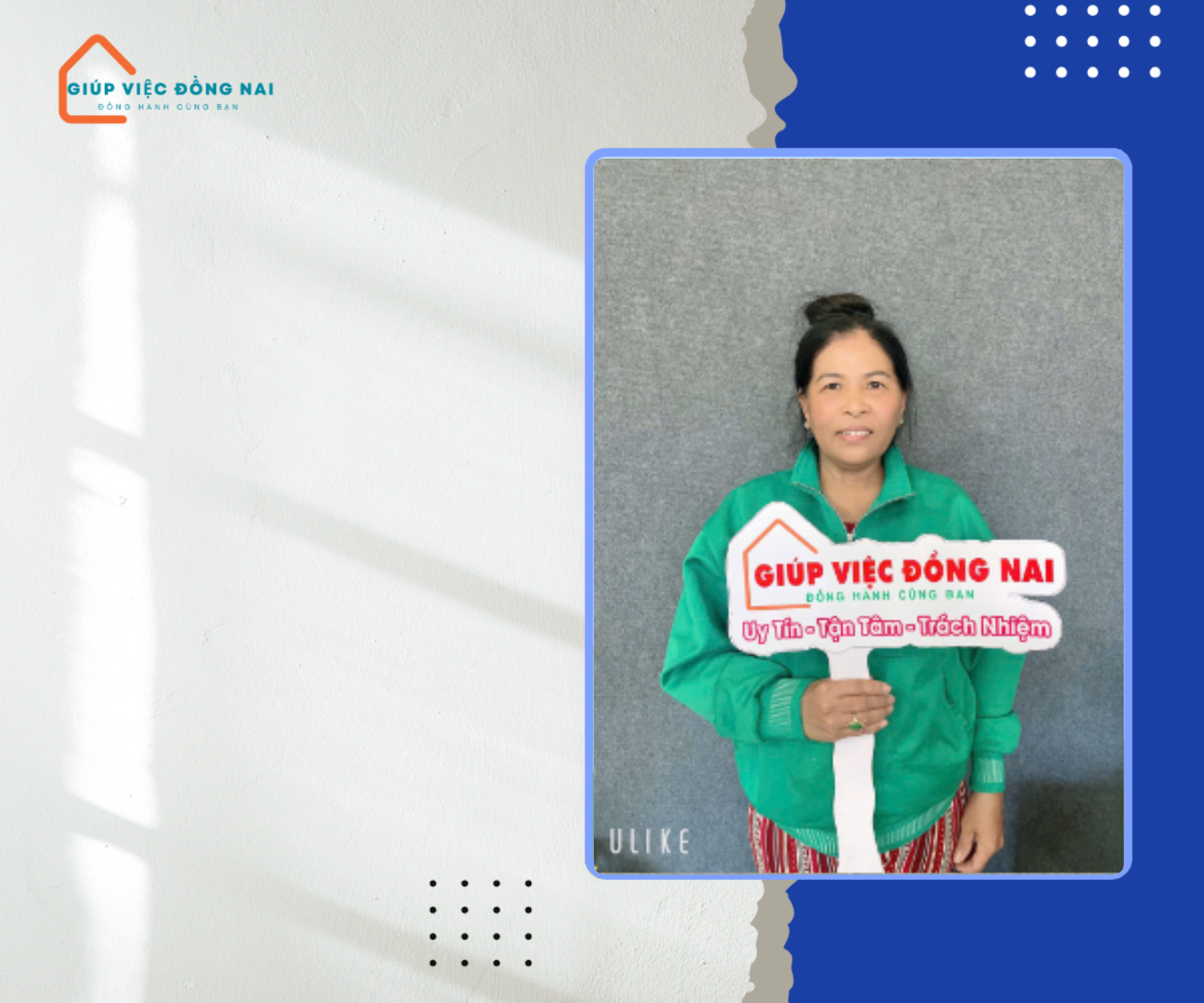 Chị TRẦN THỊ THƯƠNG, sinh năm 1971, quê Thừa Thiên Huế cần tìm việc