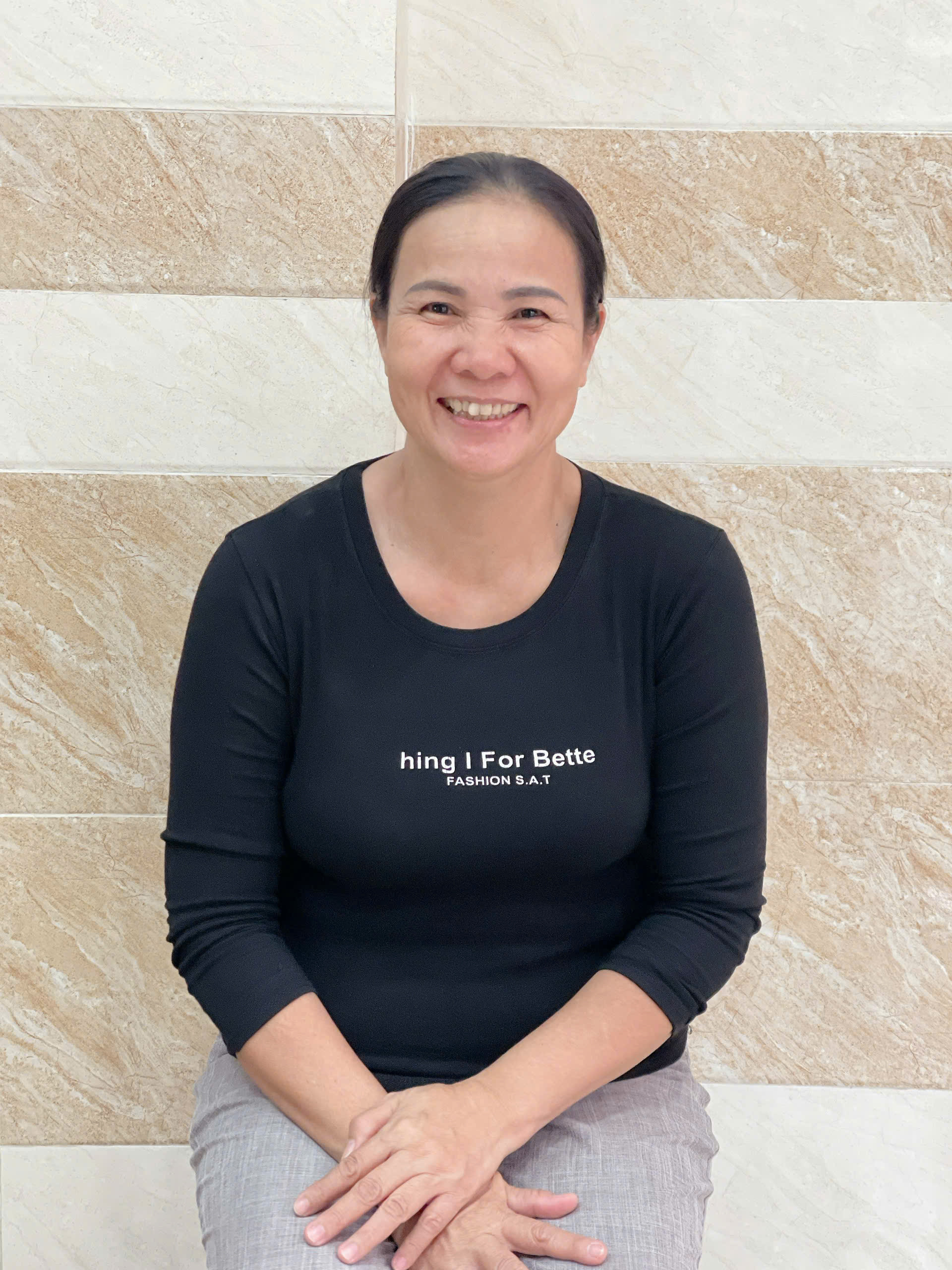 Chị Phan Thị Lệ  sinh năm 1974  quê Thừa Thiên Huế