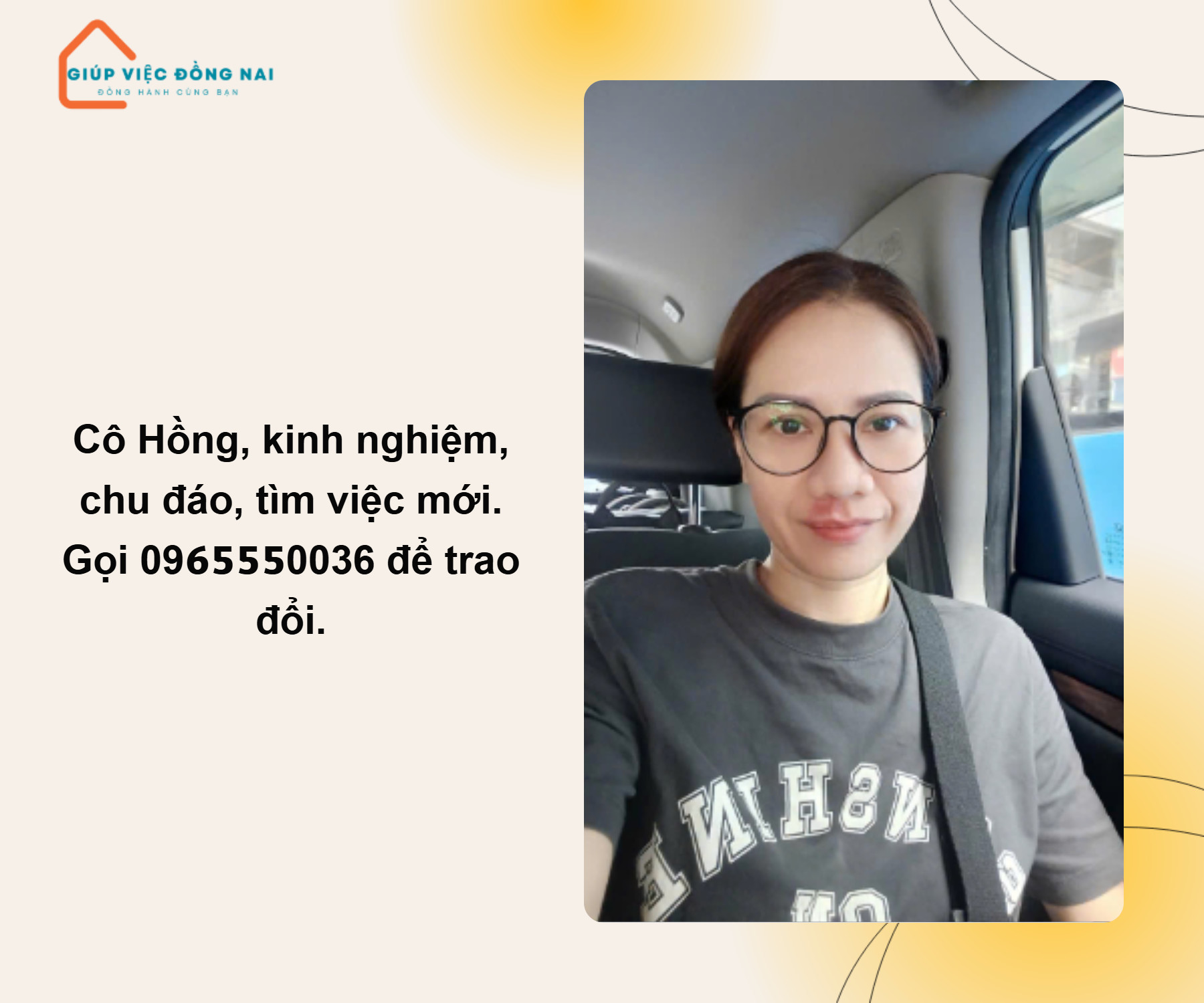 chị Hồng cần tìm việc làm