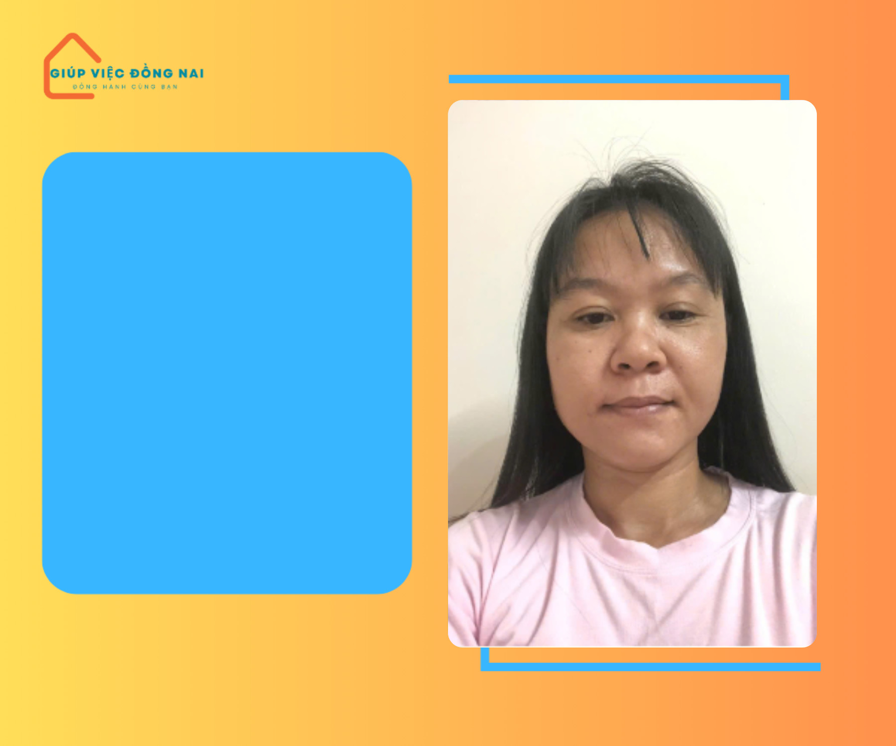 Chị LỮ THỊ HÀ, sinh năm 1983, quê Quảng Ngãi cần tìm việc