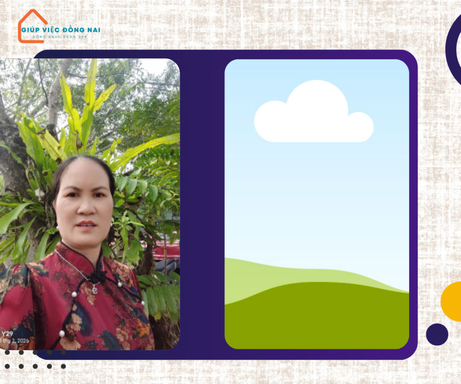 Chị PHÙNG THỊ HÀ, sinh năm 1973, quê Thanh Hóa cần tìm việc