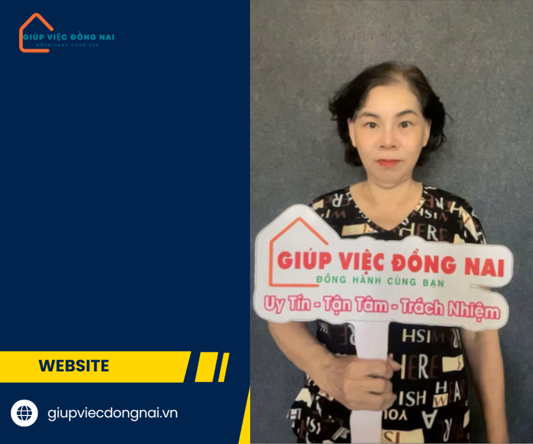 Chị PHẠM THỊ THỊNH, sinh năm 1967, quê Hồ Chí Minh cần tìm việc