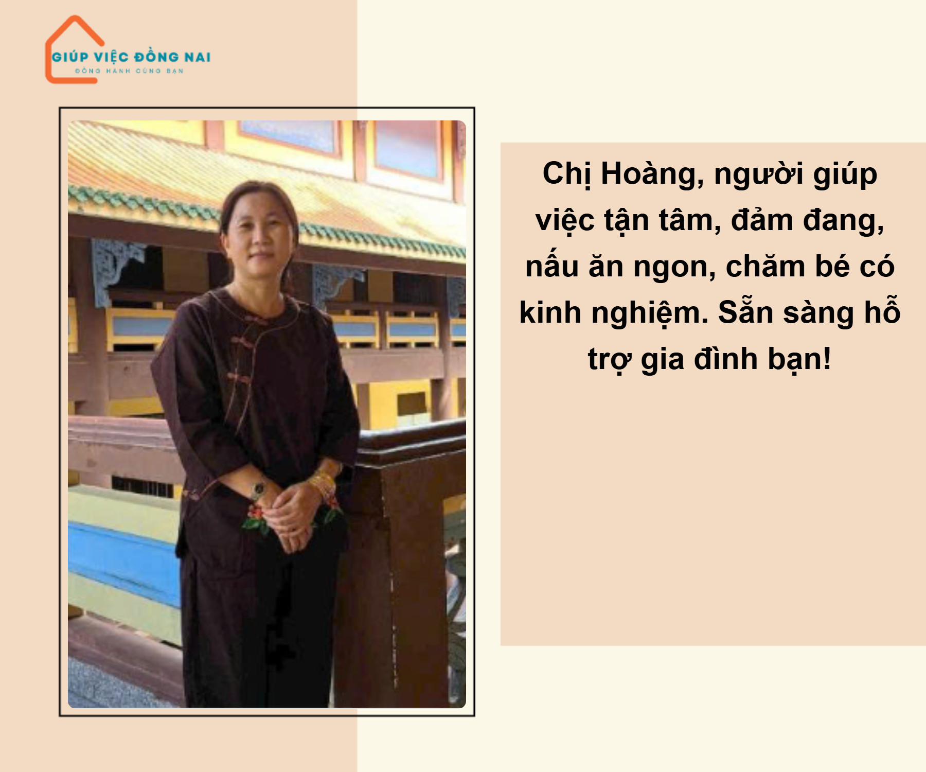 Chị DƯƠNG KIM HOÀNG Sinh năm: 1980 Quê: An Giang