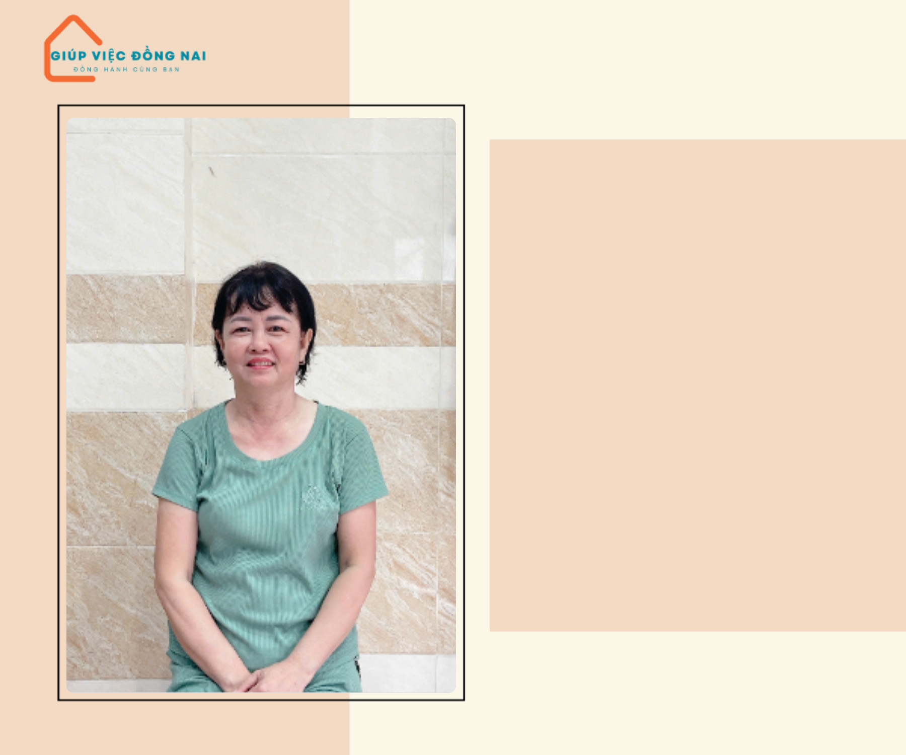 Chị LÊ THỊ XUÂN LỘC, sinh năm 1970, quê Bình Định cần tìm việc