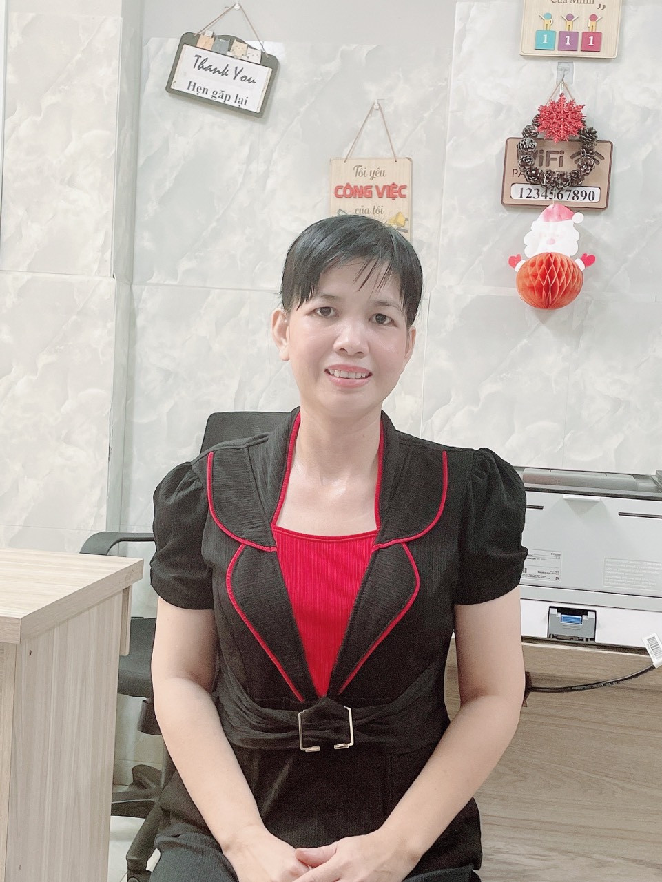 Chị Ngoan đang tìm việc bao ăn ở lại ạ