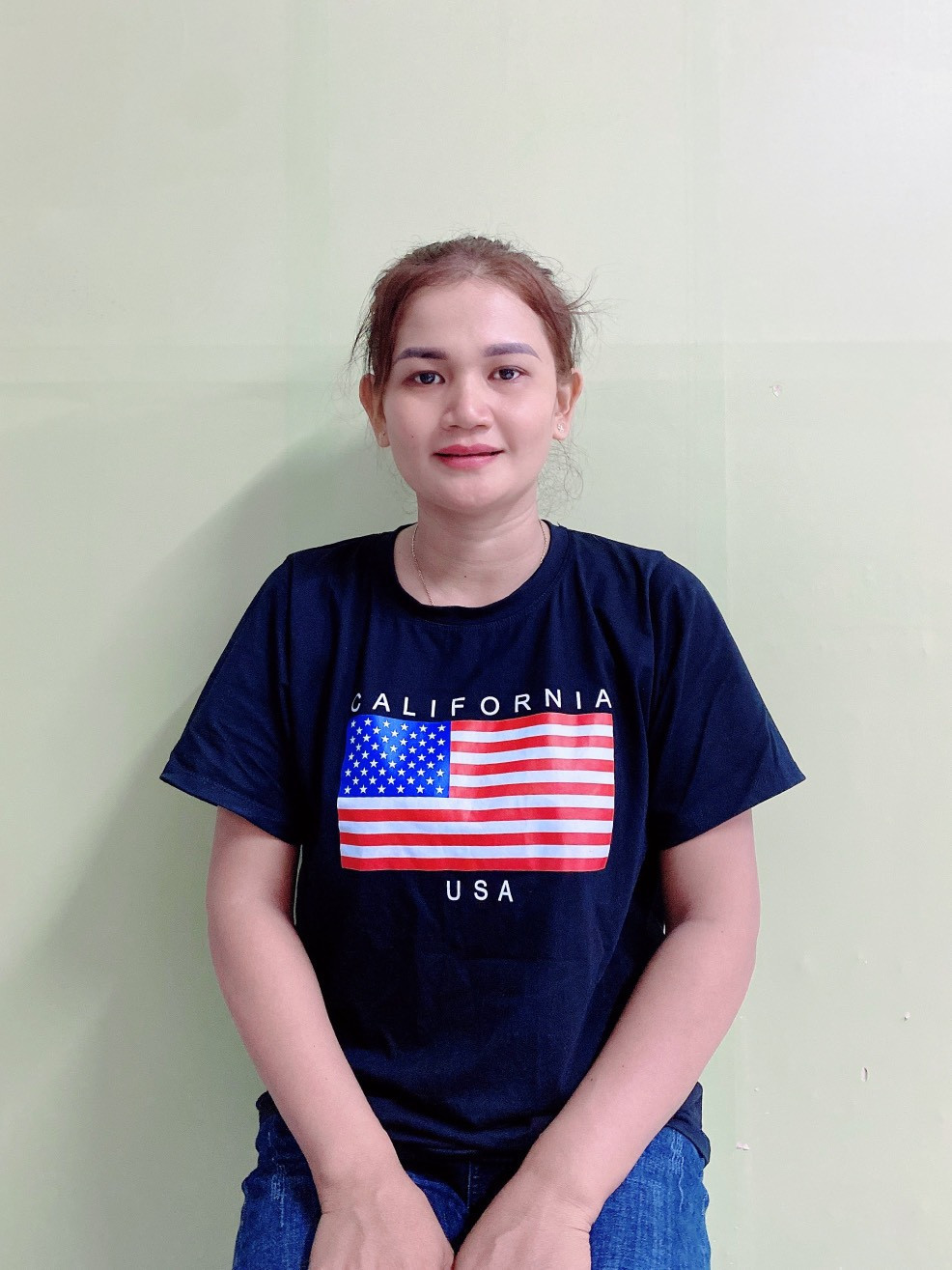 Chị Sơn Thị Sóc Tiêng, sinh năm 1991, quê Trà Vinh- chuyên giúp việc nhà, bảo mẫu