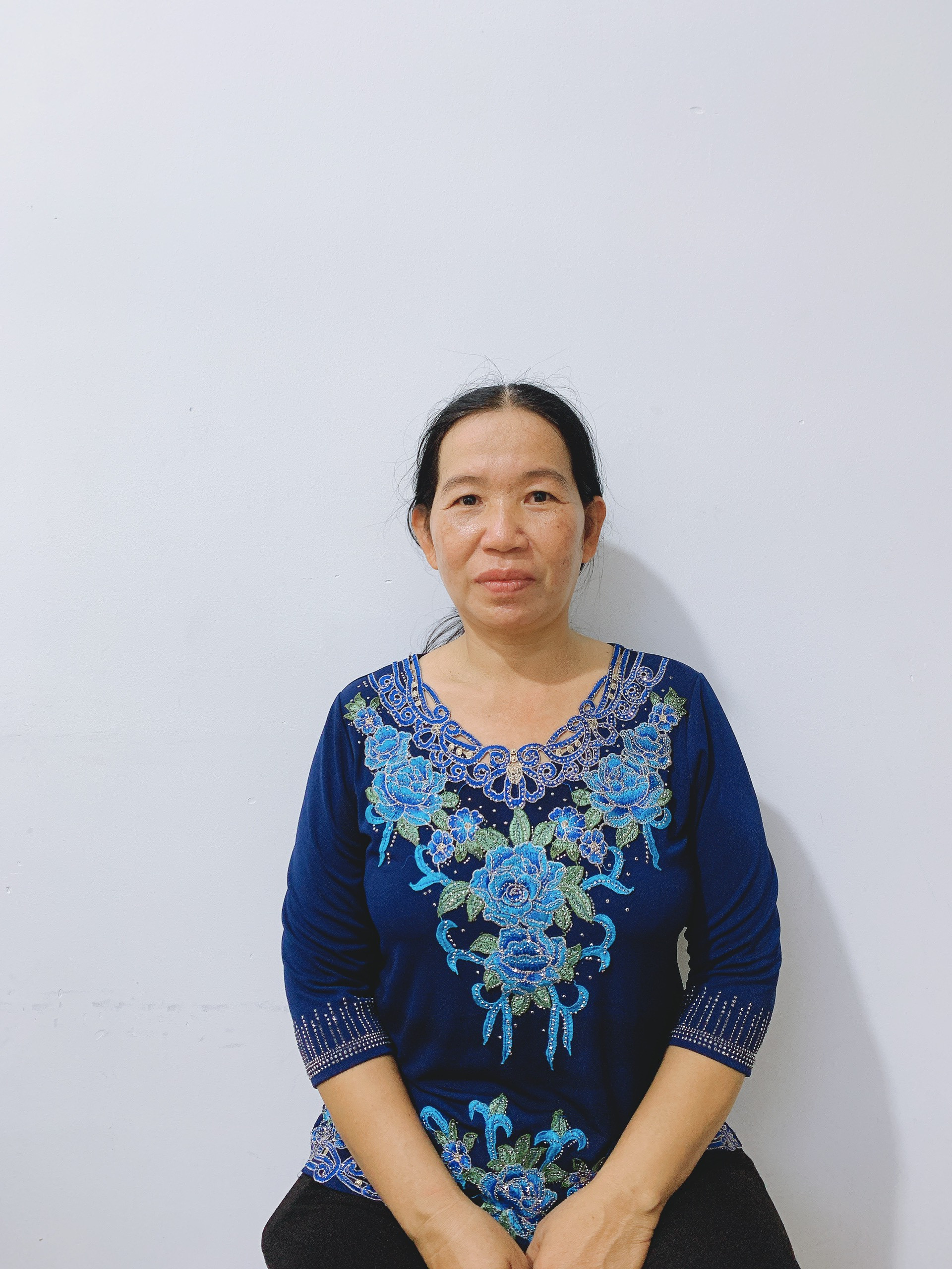 Chị Trần Mỹ Giàu, sinh năm 1975, quê ở Sóc Trăng