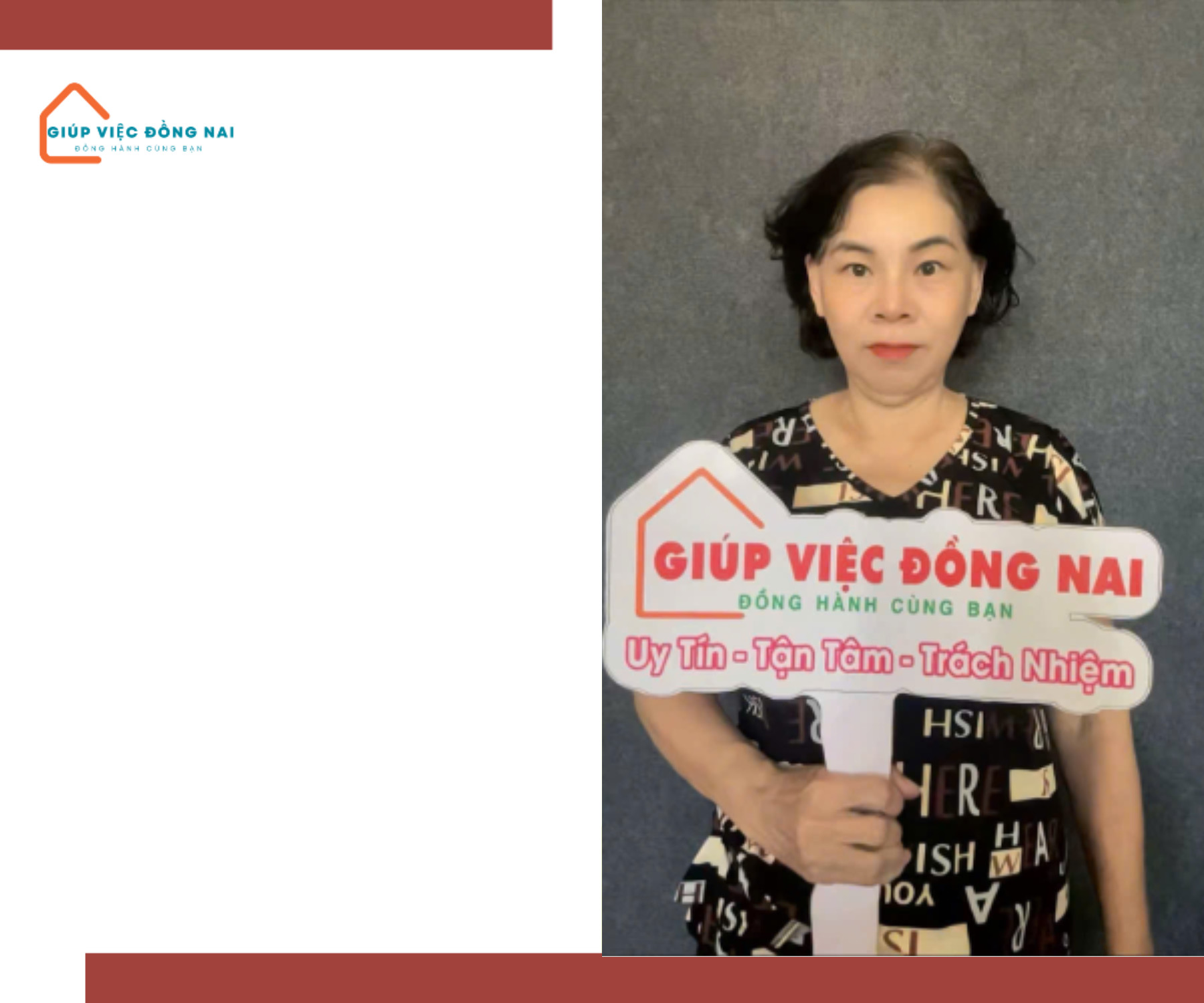 Chị PHẠM THỊ THỊNH, sinh năm 1967, quê Hồ Chí Minh cần tìm việc