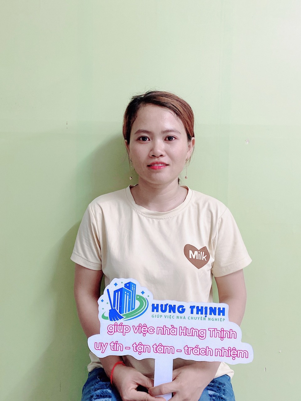 Em Thạch Thị Ngọc Giàu (1994) Trà Vinh - Tìm việc giúp việc tận tâm,Phụ chăm Béé