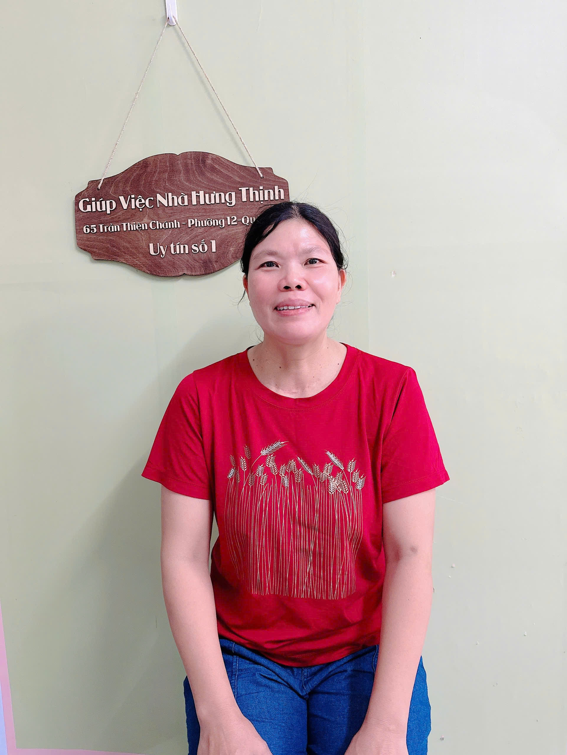 Chị Liên (1977, Bình Thuận) tìm việc giúp việc, chăm bé