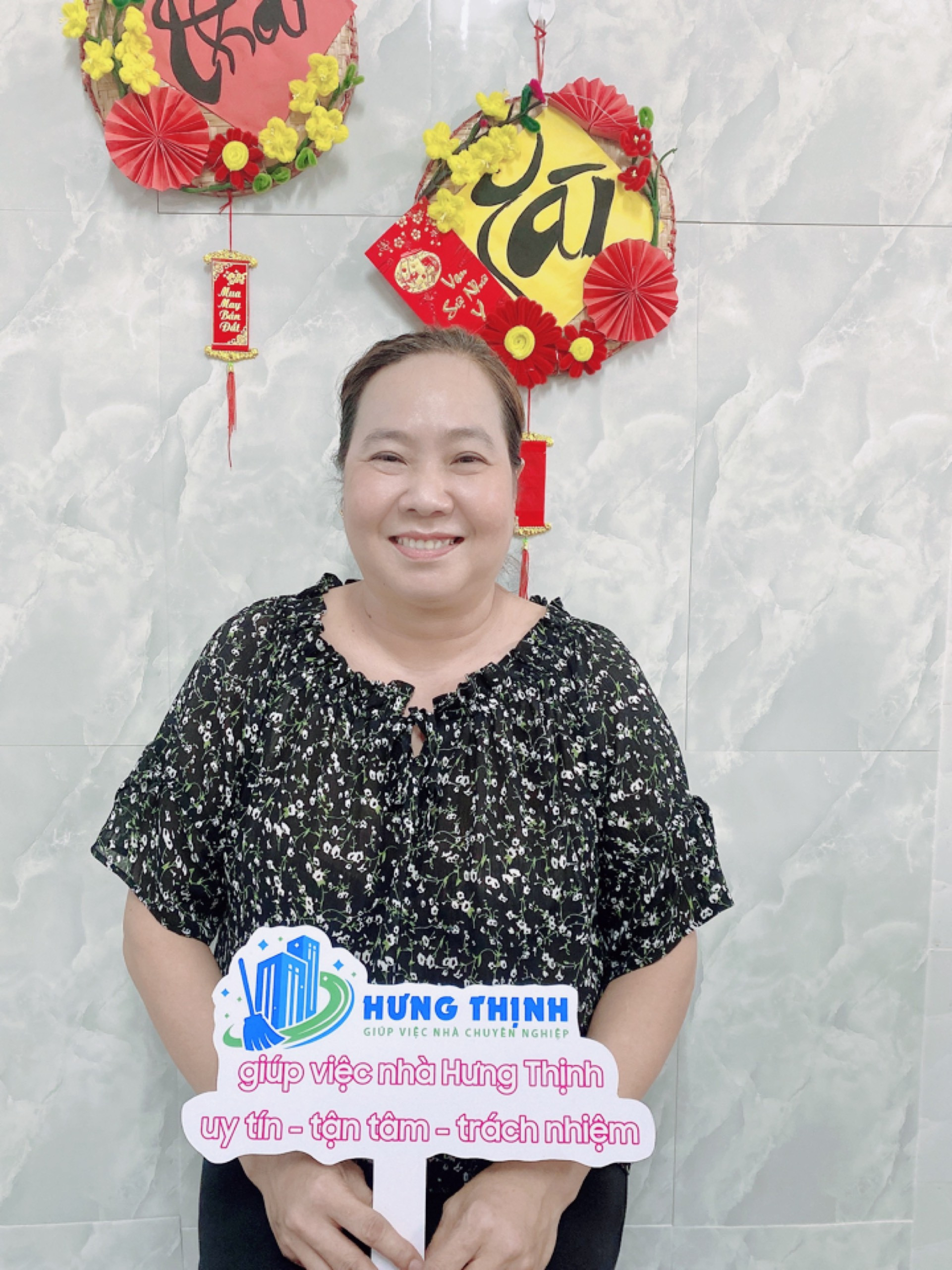 Chị Loan - 1973 - quê Vĩnh Long - Chị đã có hơn 5 năm giúp việc nhà ở SG