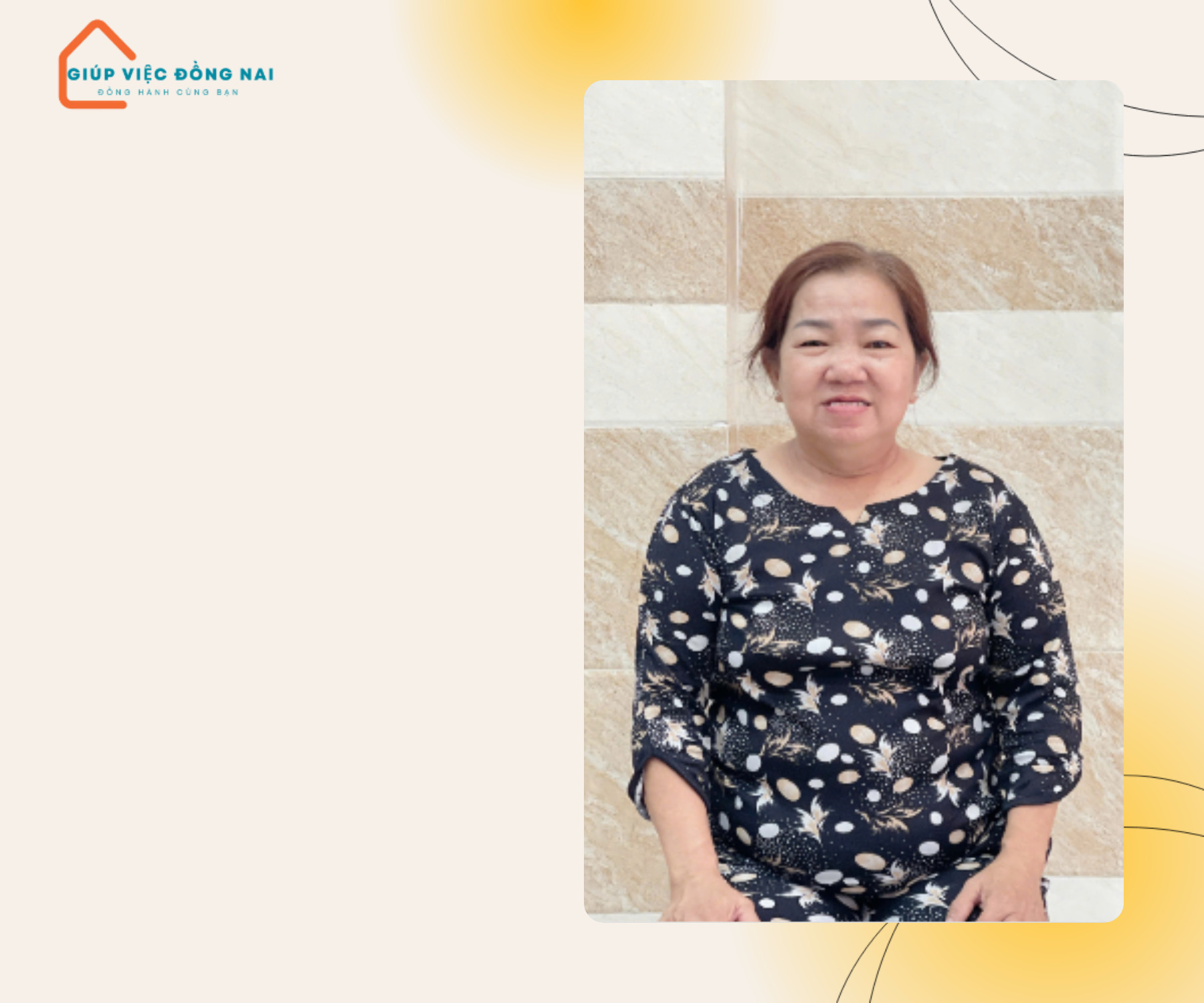 Chị NGUYỄN THỊ ĐẦY, sinh năm 1967, quê Hồ Chí Minh cần tìm việc