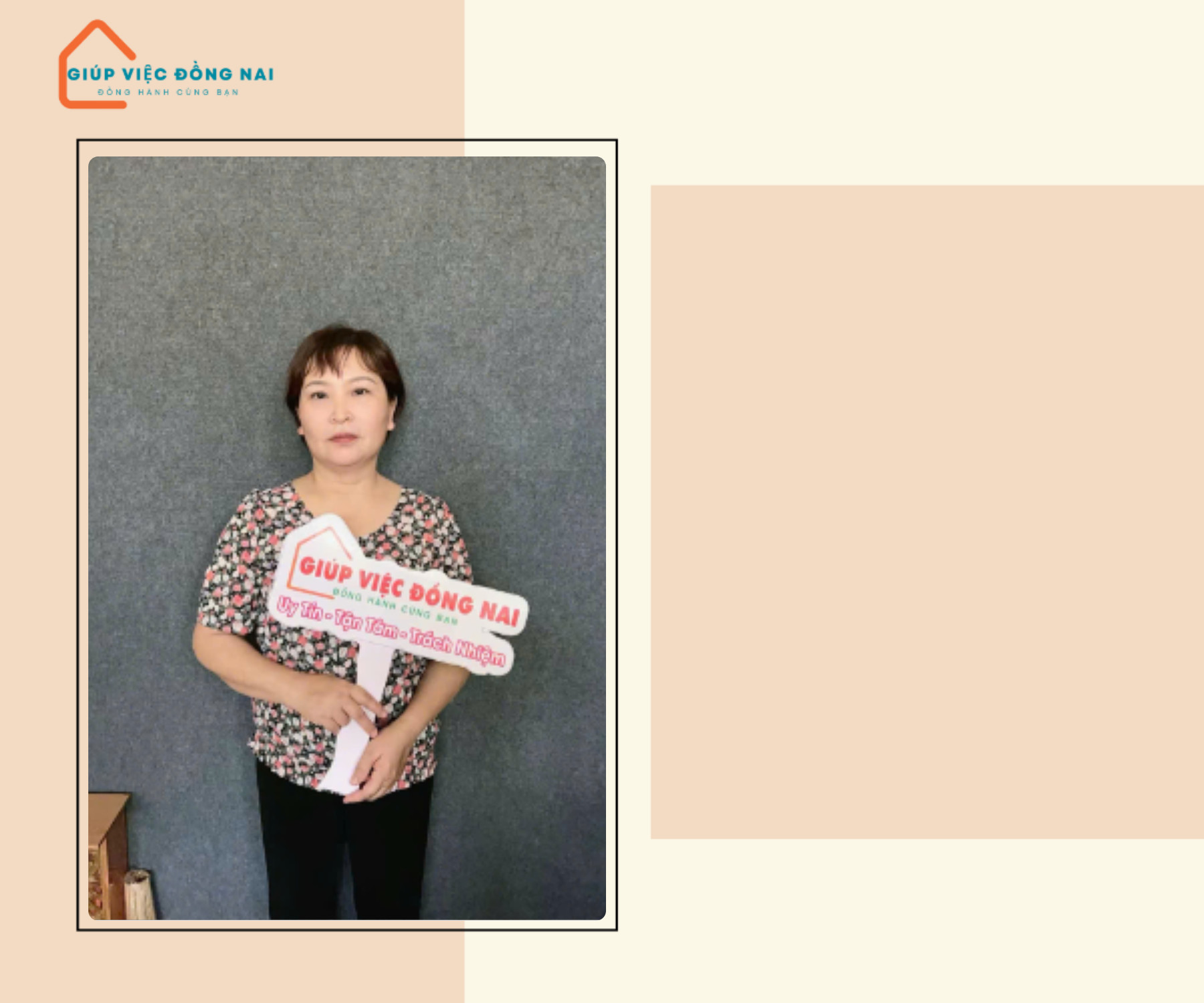 Chị NGUYỄN THỊ MAI, sinh năm 1972, quê Ninh Bình cần tìm việc