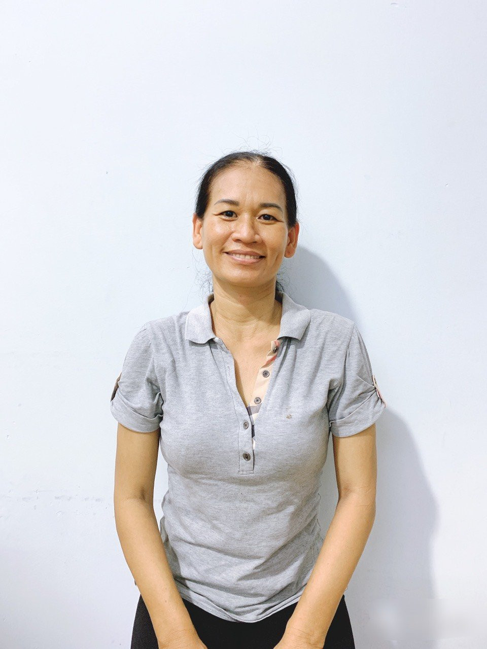 Chị hiền lành chăm bé bụ bẫm đáng yêu thiện chí đi làm