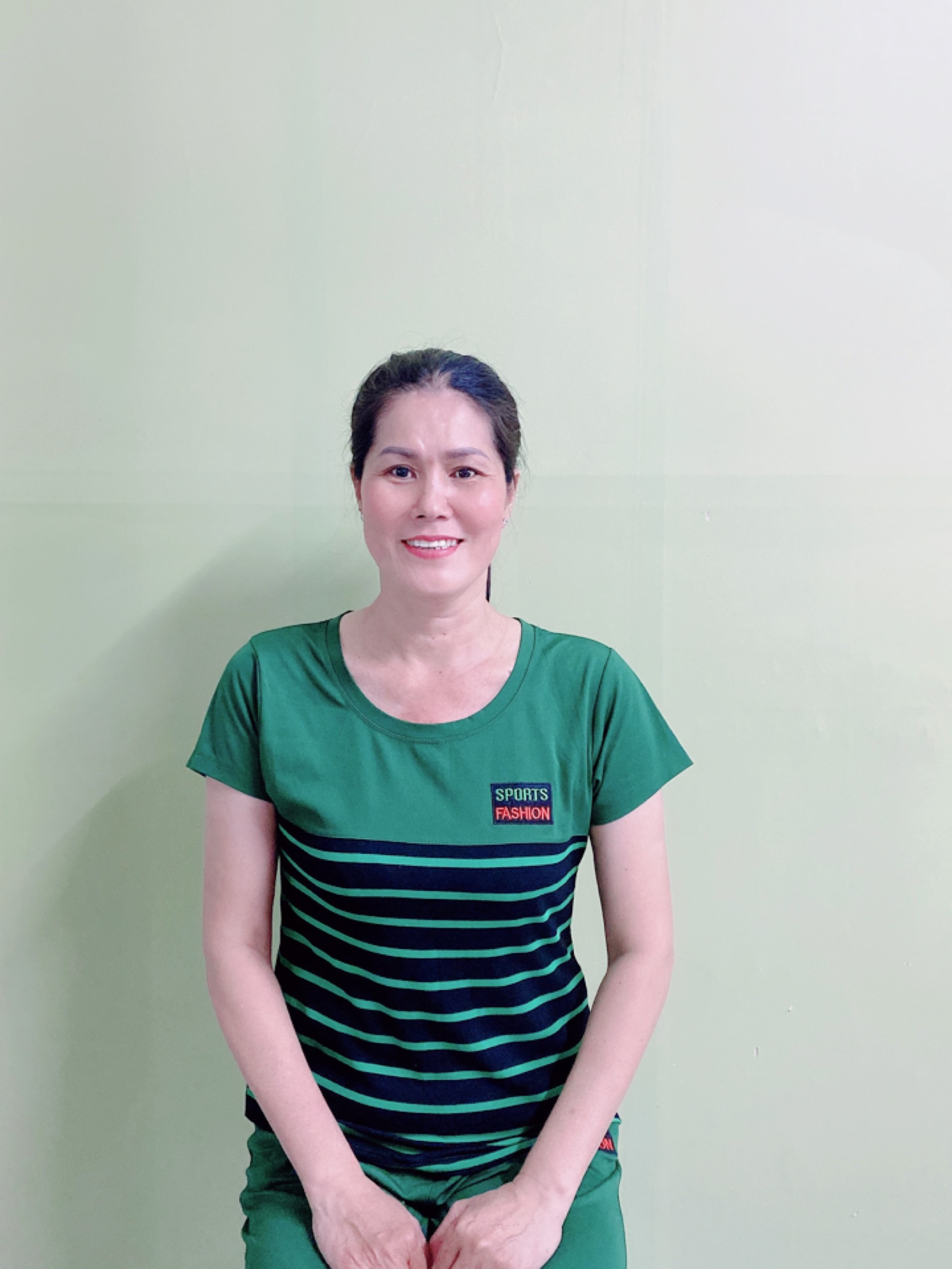 Chị Nguyễn Thị Thu, sinh năm 1977, quê Đồng Nai, chuyên giúp việc nhà, bảo mẫu