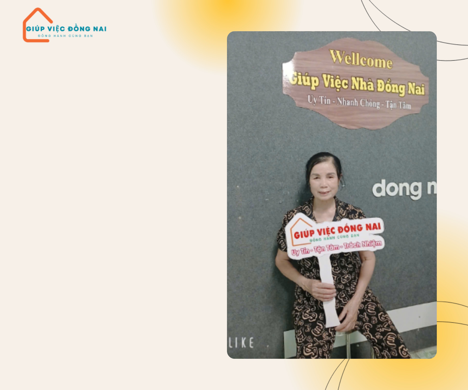 Chị Nguyễn Thị Hòa, sinh năm 1960, quê Thái Bình cần tìm việc