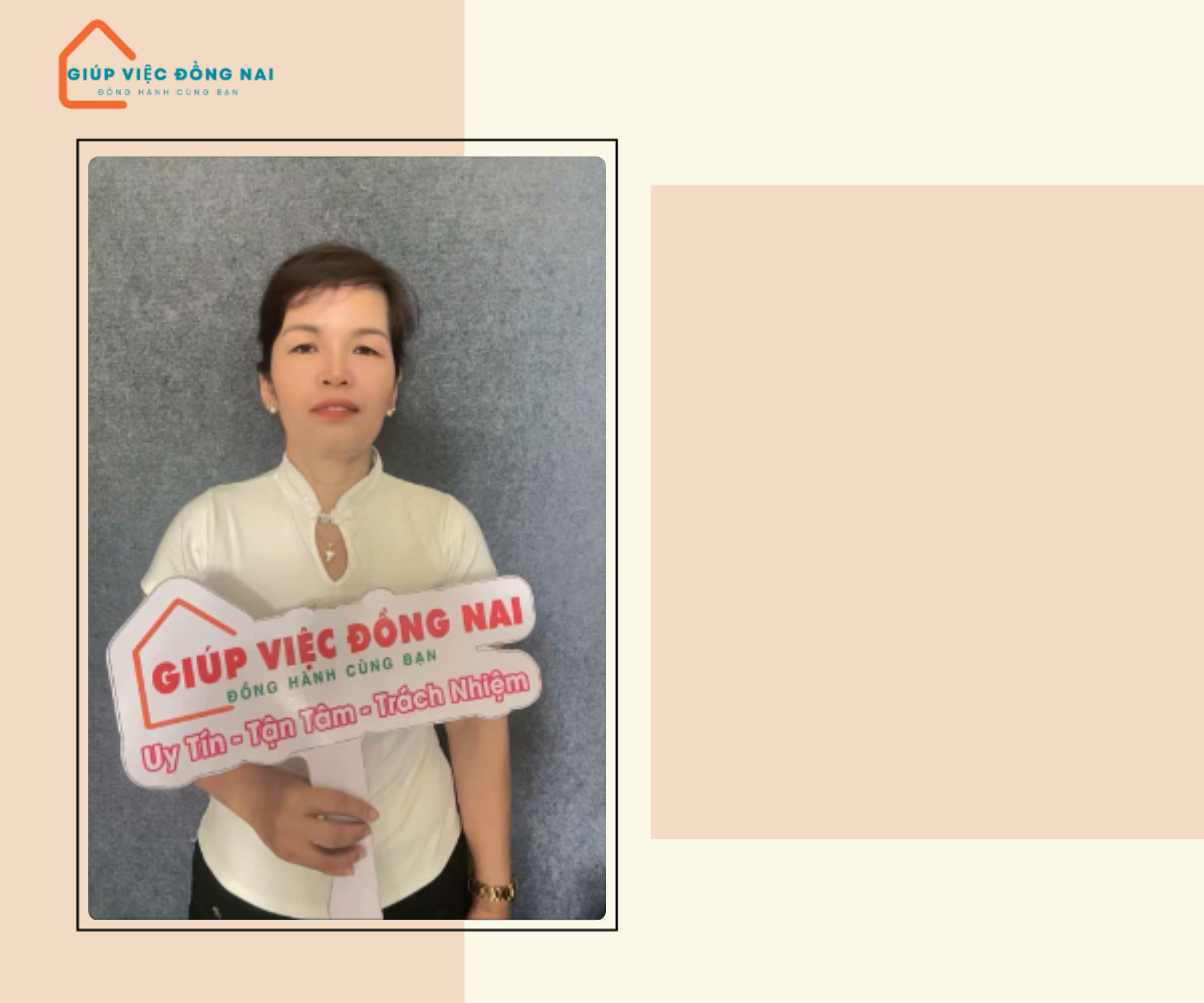 Chị LÊ THỊ TRANG, sinh năm 1977, quê Thừa Thiên Huế cần tìm việc