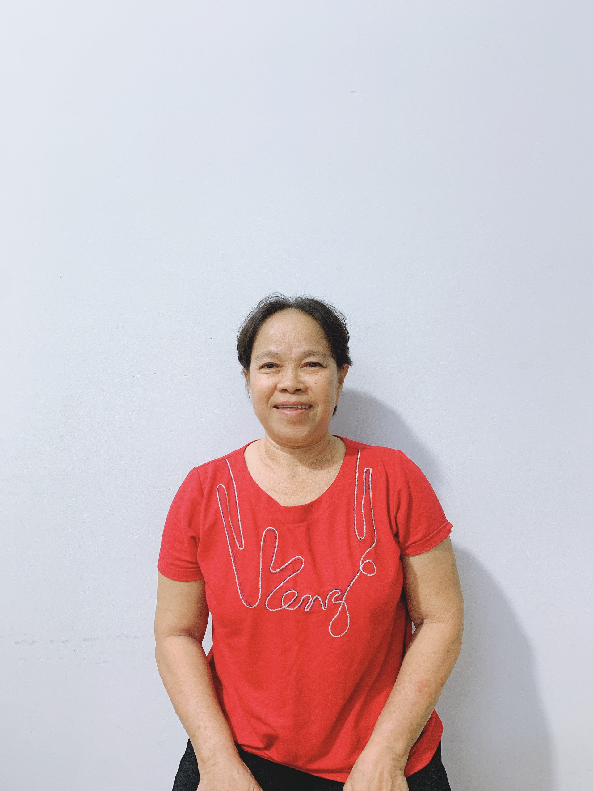 Cô  Kim Chi, sn 1970, quê ở Tiền Giang.