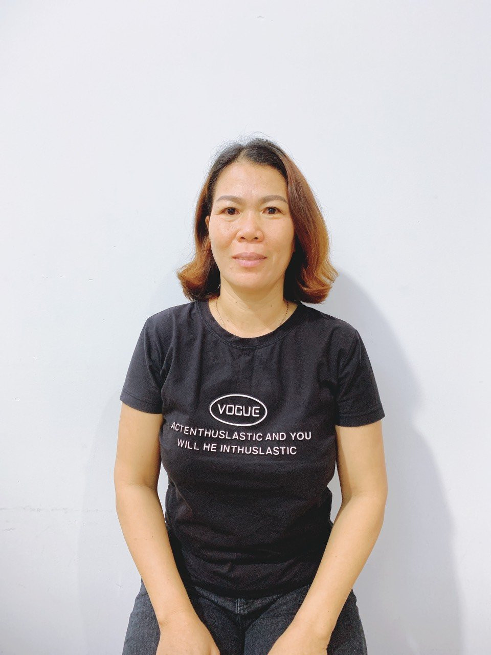 Chị Minh Mỹ 44 tuổi, quê Bình Thuận chăm bé giỏi, làm việc ổn định