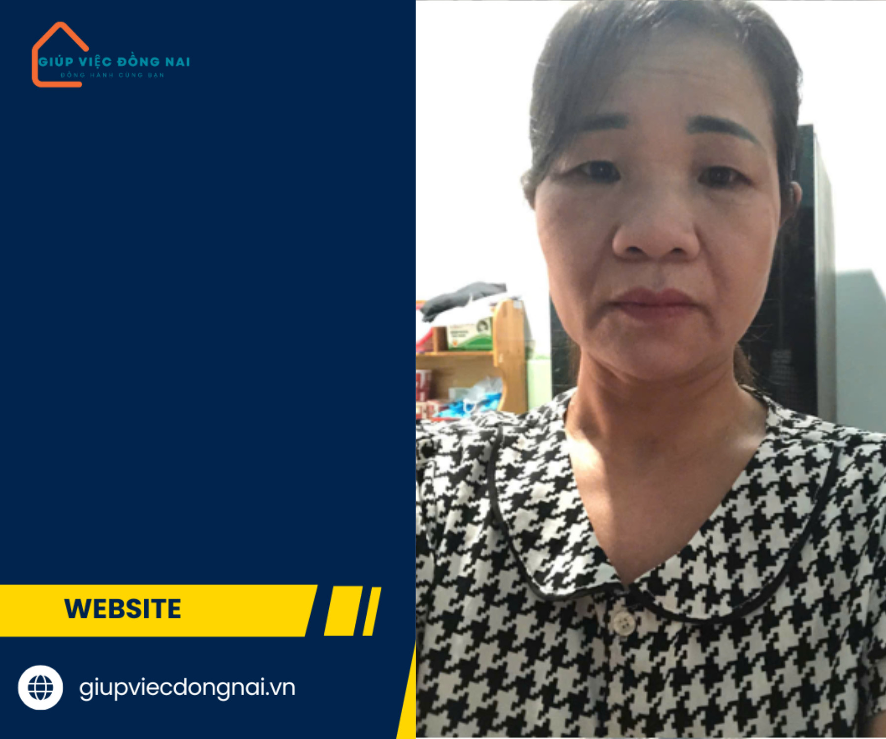 Chị HOÀNG THỊ LAN, sinh năm 1975, quê Thanh Hóa cần tìm việc