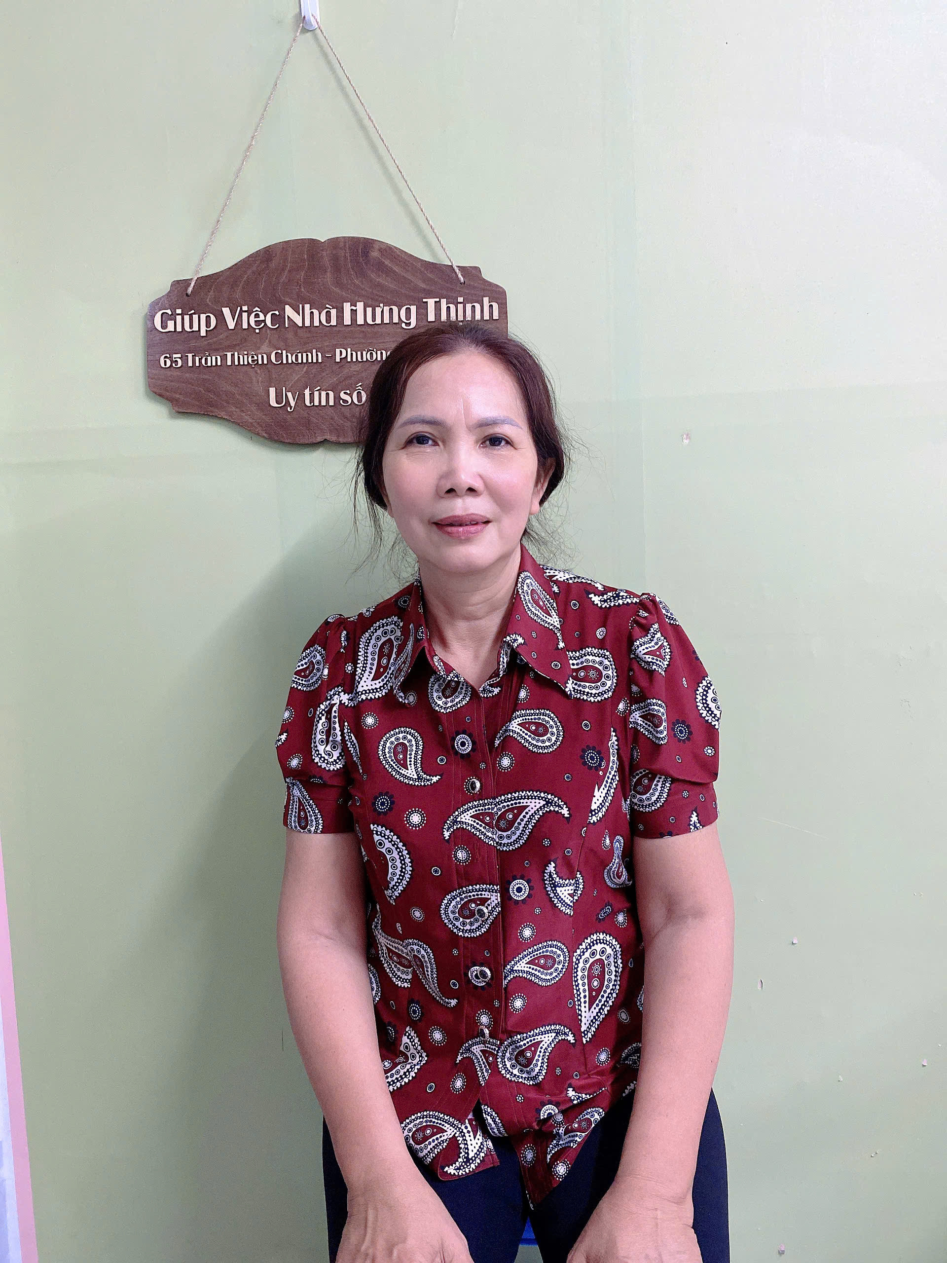 Chị Nguyễn Thị Thu Hương, sinh năm 1971, quê Long An – GIÚP VIỆC NHÀ, CHĂM BÀ
