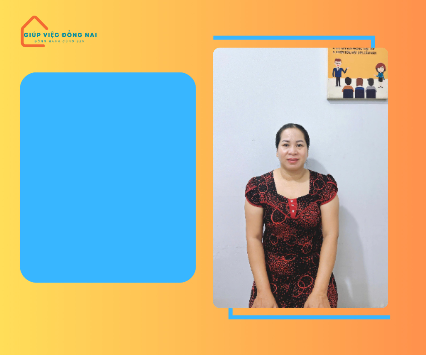 Chị TỐNG THỊ KIM TRANG, sinh năm 1982, quê Bà Rịa - Vũng Tàu cần tìm việc