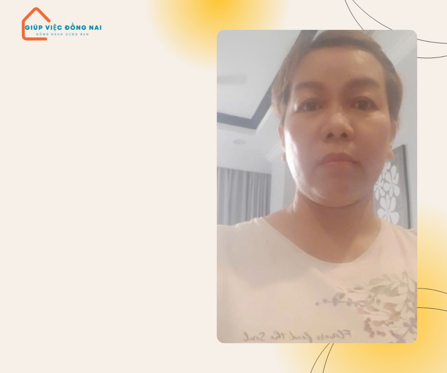 Chị HÀ THỊ KIM LÝ, sinh năm 1978, quê Bình Định cần tìm việc