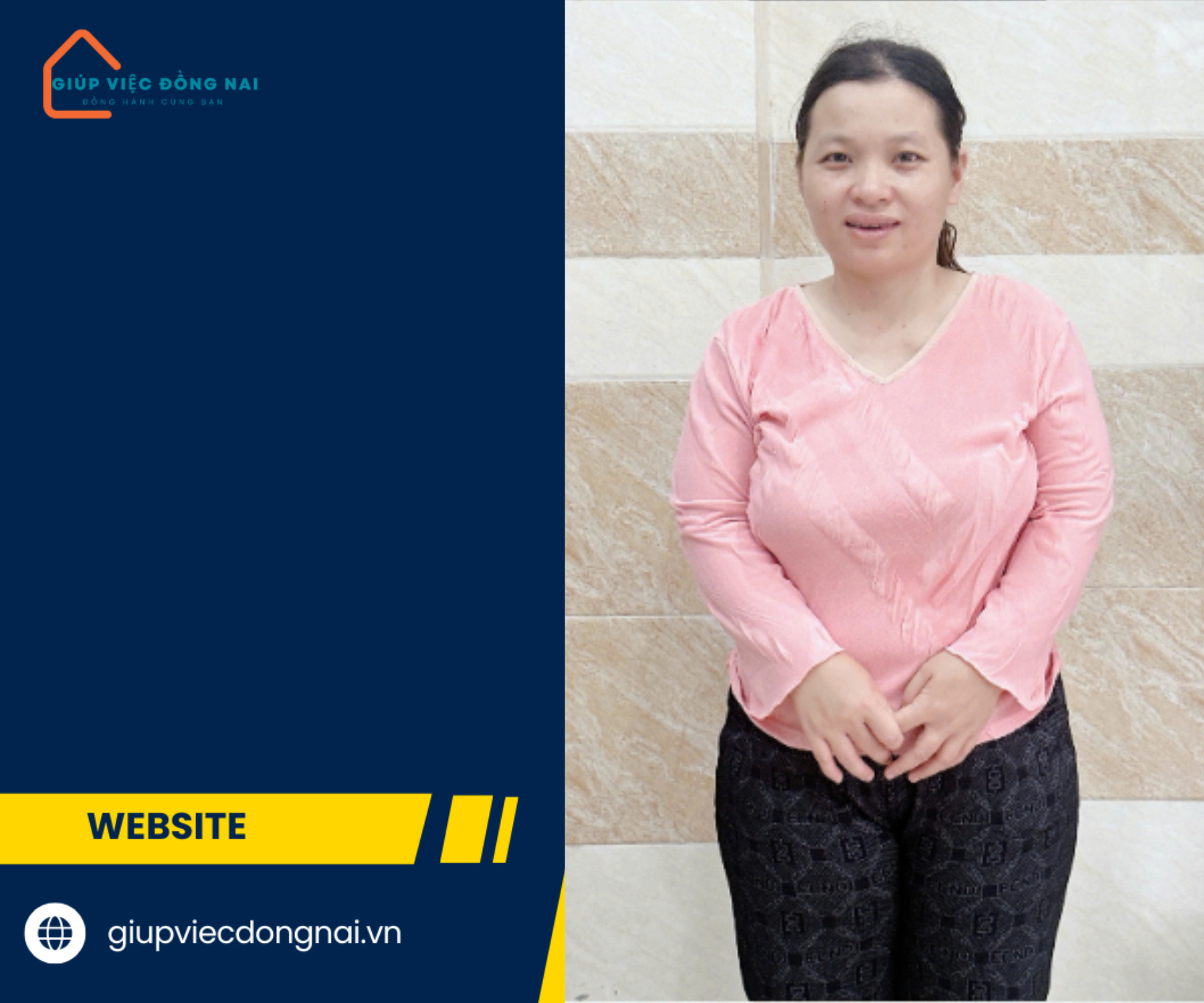 Chị Võ Thị Thùy Linh, sinh năm 1991, quê Đắk Lắk cần tìm việc