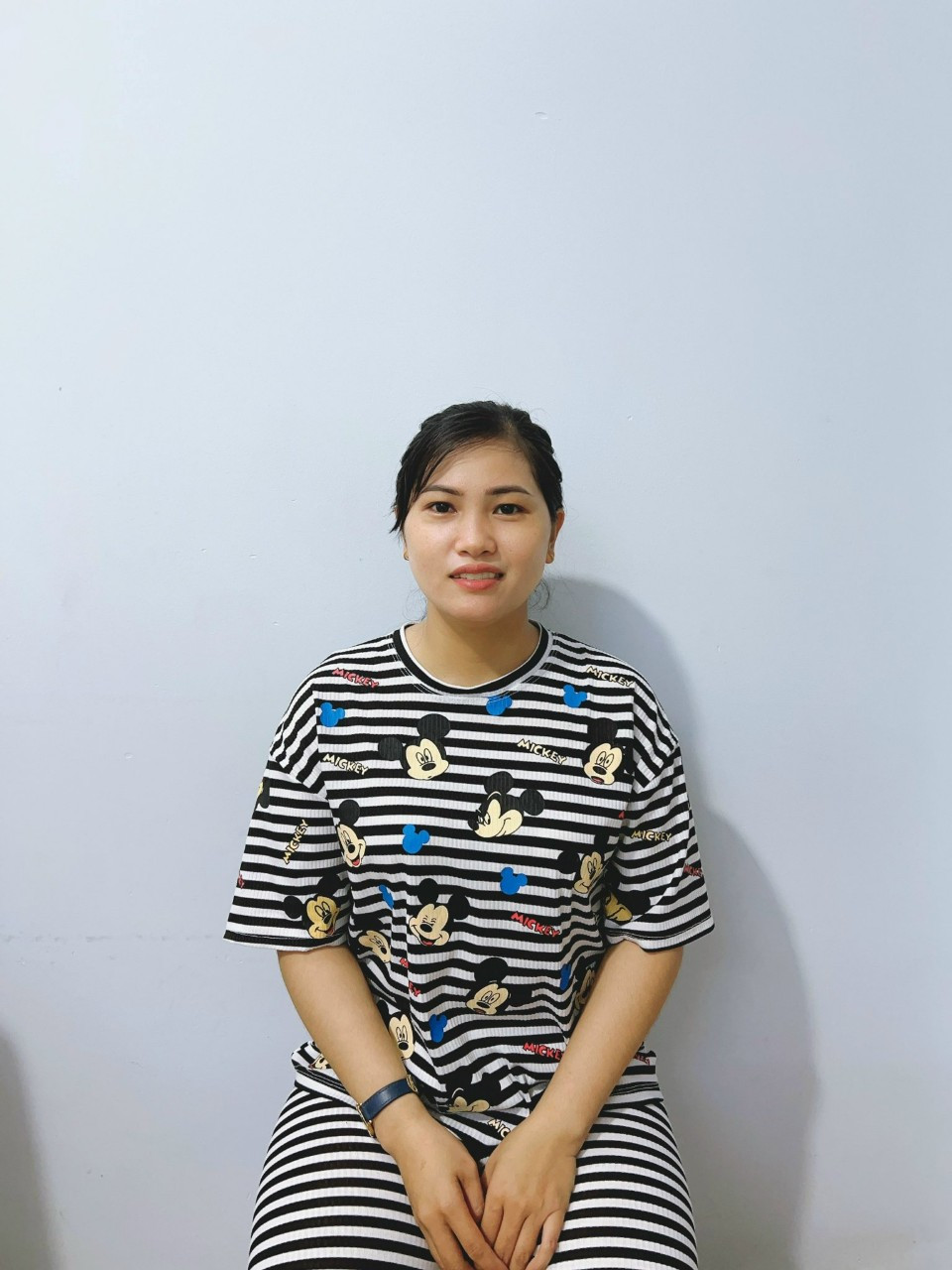 Chị Tài sinh 1996 quê Khánh Hòa. Tết ở lại với gia đình