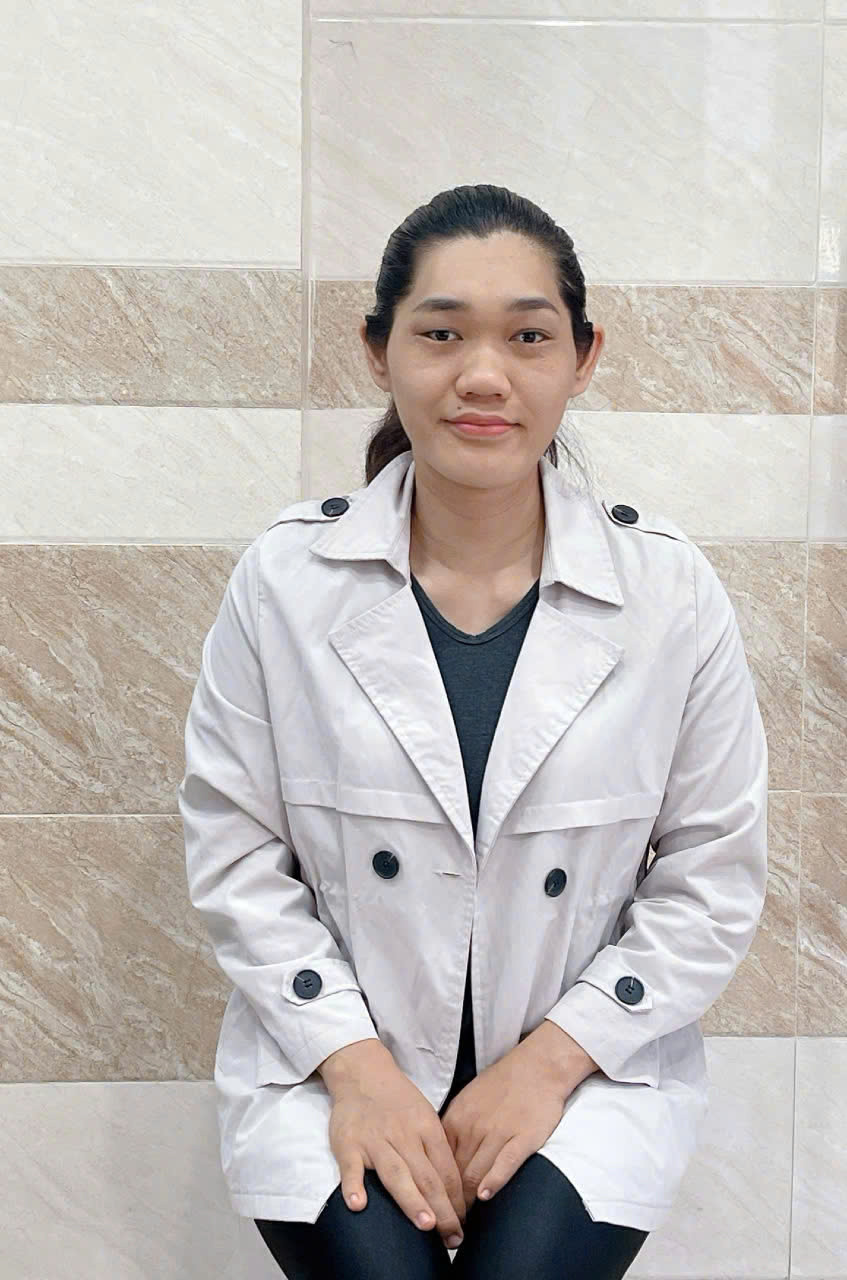 Chị Hoàng Thị Thương , sinh năm 1994, quê Quảng Bình