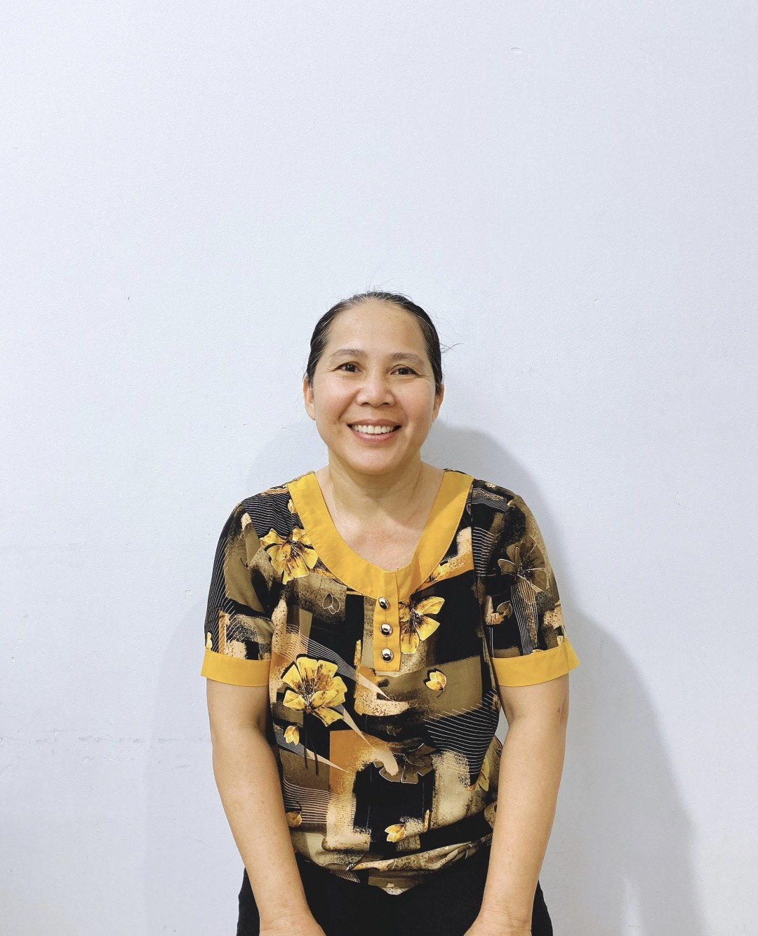 Chị Thụy Khanh, sinh năm 1975, quê Ninh Thuận thiện chí, không ngại việc