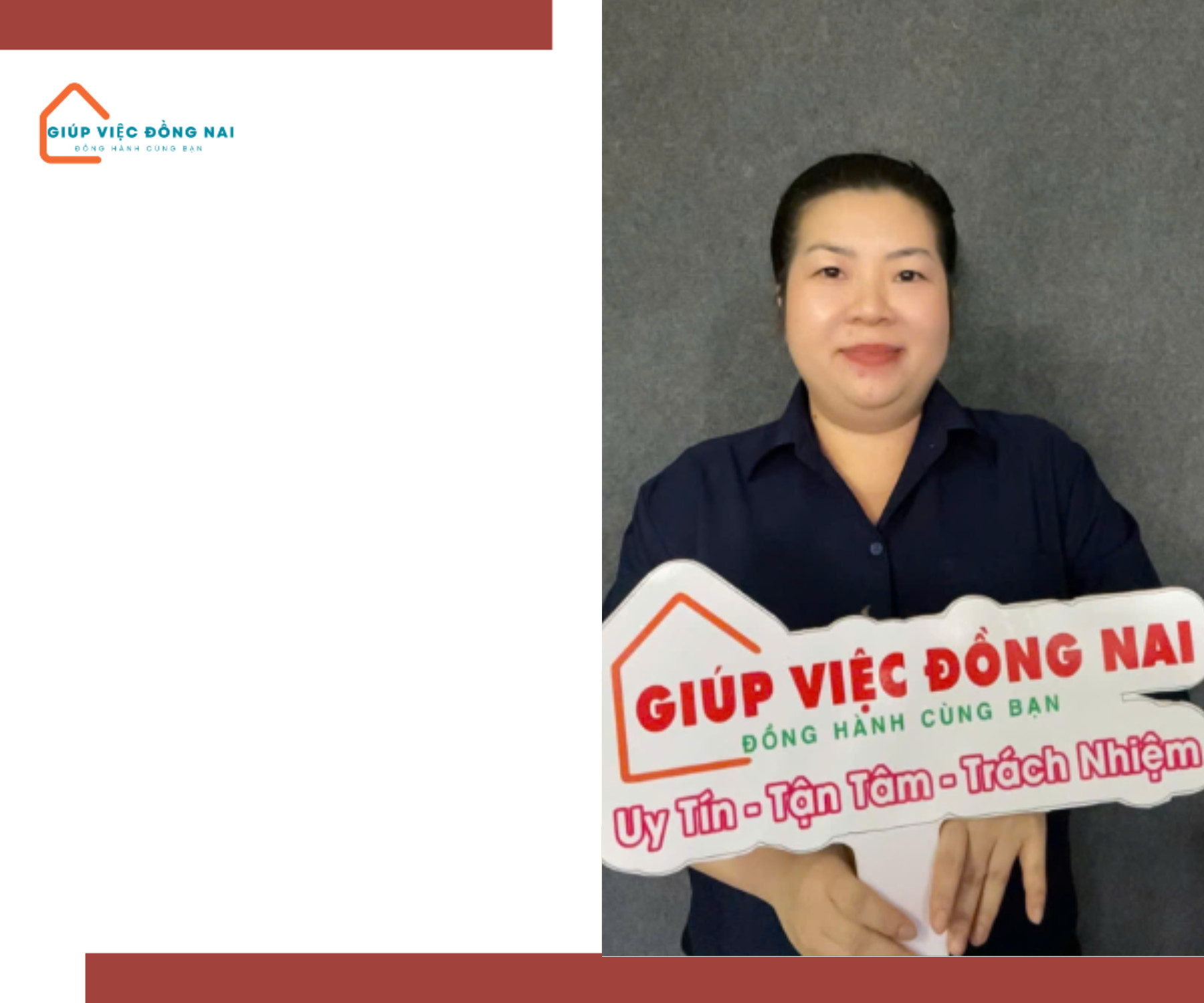Chị Ngô Thị Ngọc Diện, sinh năm 1991, quê Đồng Tháp Cần Tìm Việc