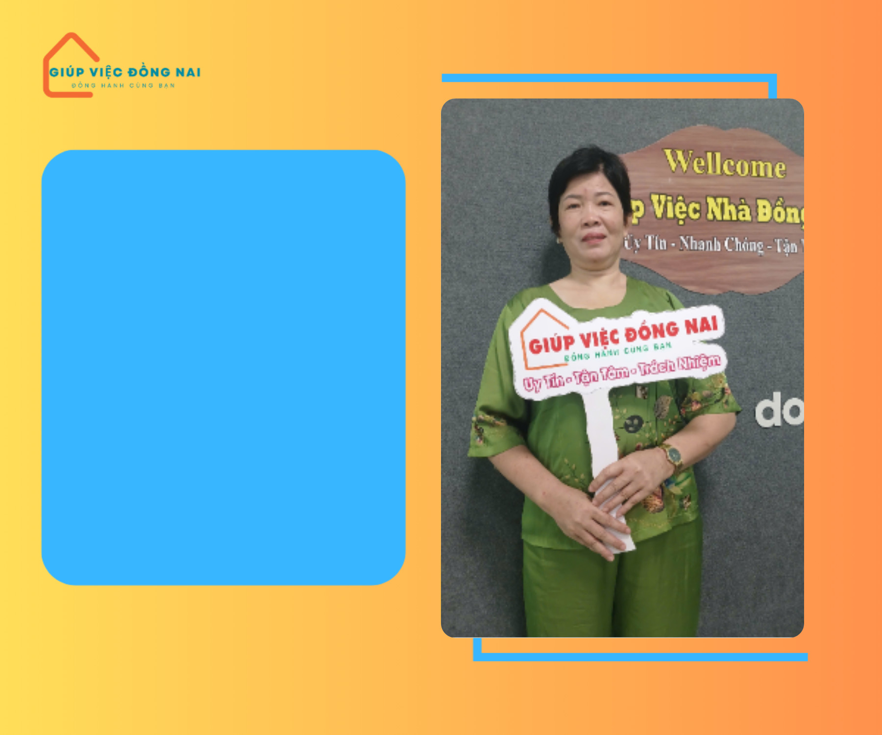 Chị Võ Thị Cả Tý, sinh năm 1977, quê Vĩnh Long cần tìm việc