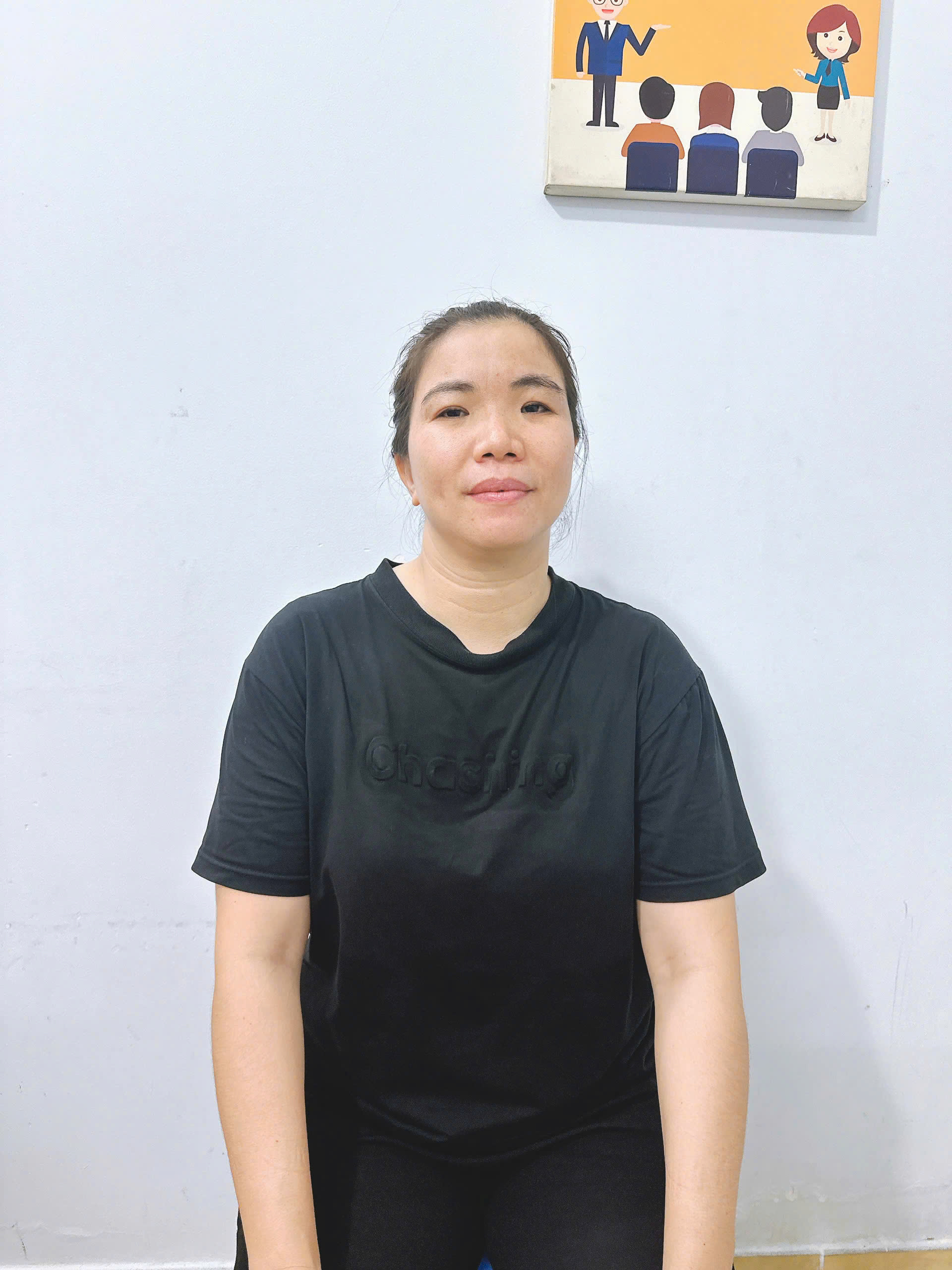 Chị Minh (1985) tìm việc giúp việc, chăm bé