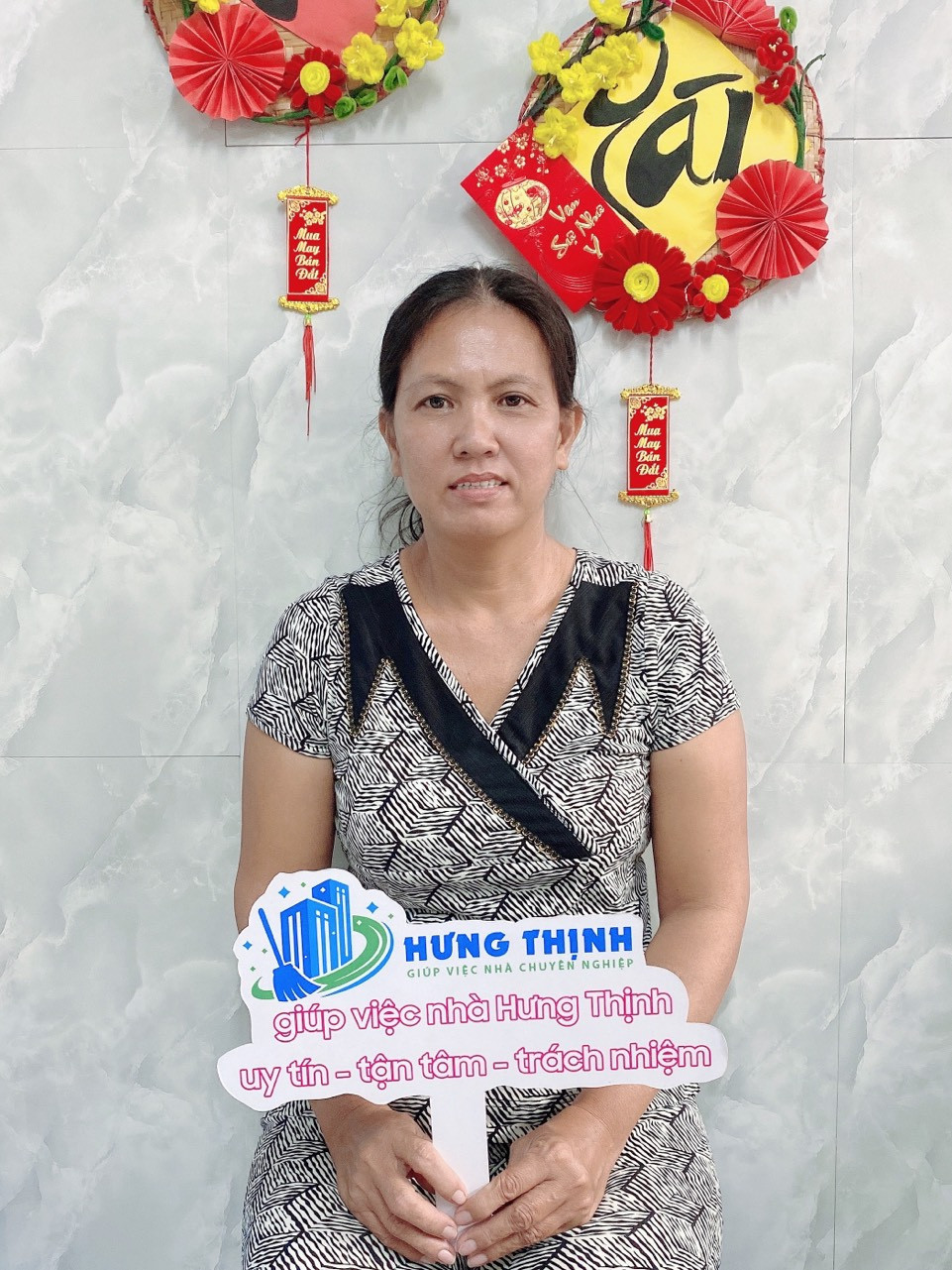 Chị Lê Thị Thanh Hoa, sinh năm 1977, quê Bà Rịa - Vũng Tàu-chuyên giúp việc nhà, bảo mẫu