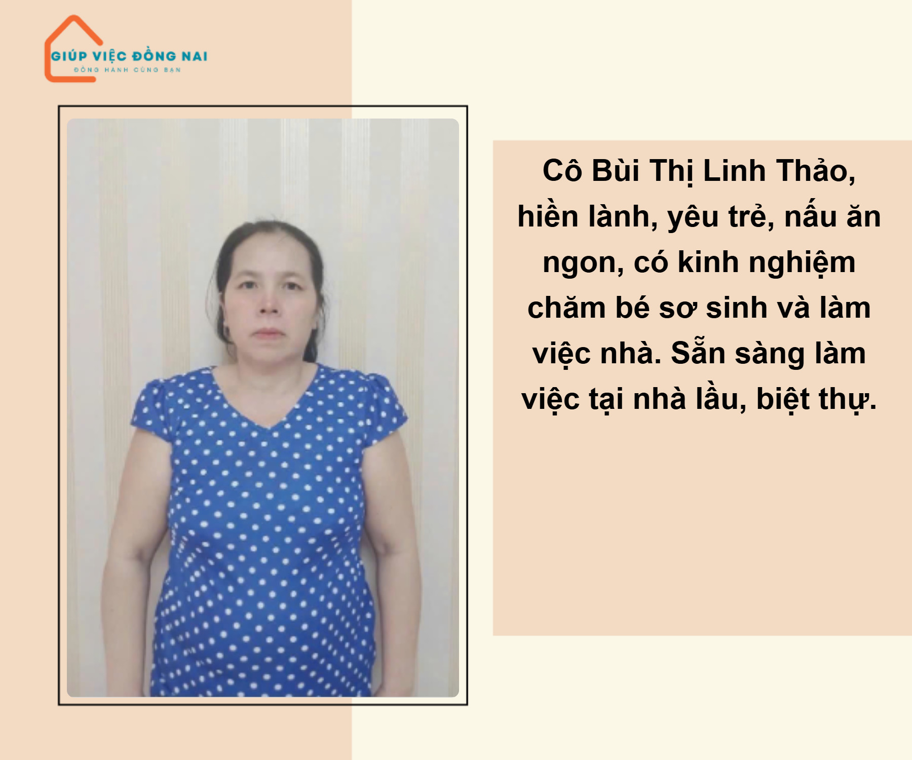 chị thảo cần kiếm việc làm