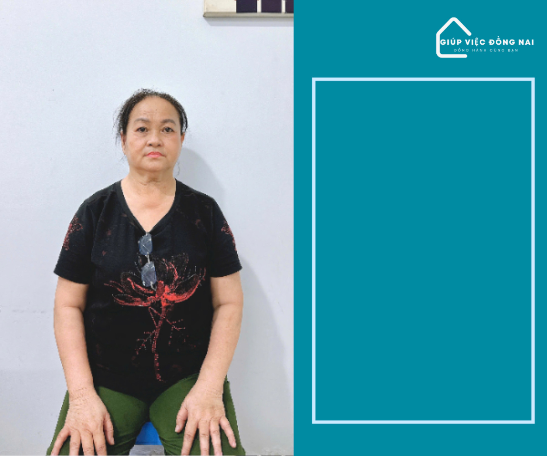 Chị TRẦN THỊ MINH NGUYỆT, sinh năm 1968, quê An Giang cần tìm việc