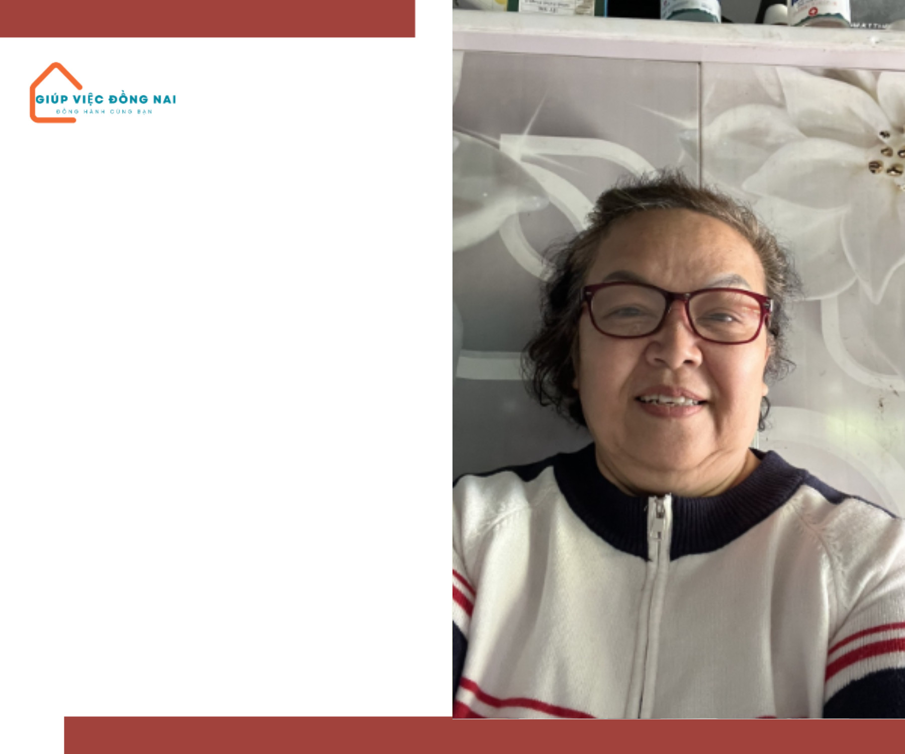 Chị TRẦN THỊ HẠNH, sinh năm 1965, quê Thừa Thiên Huế cần tìm việc