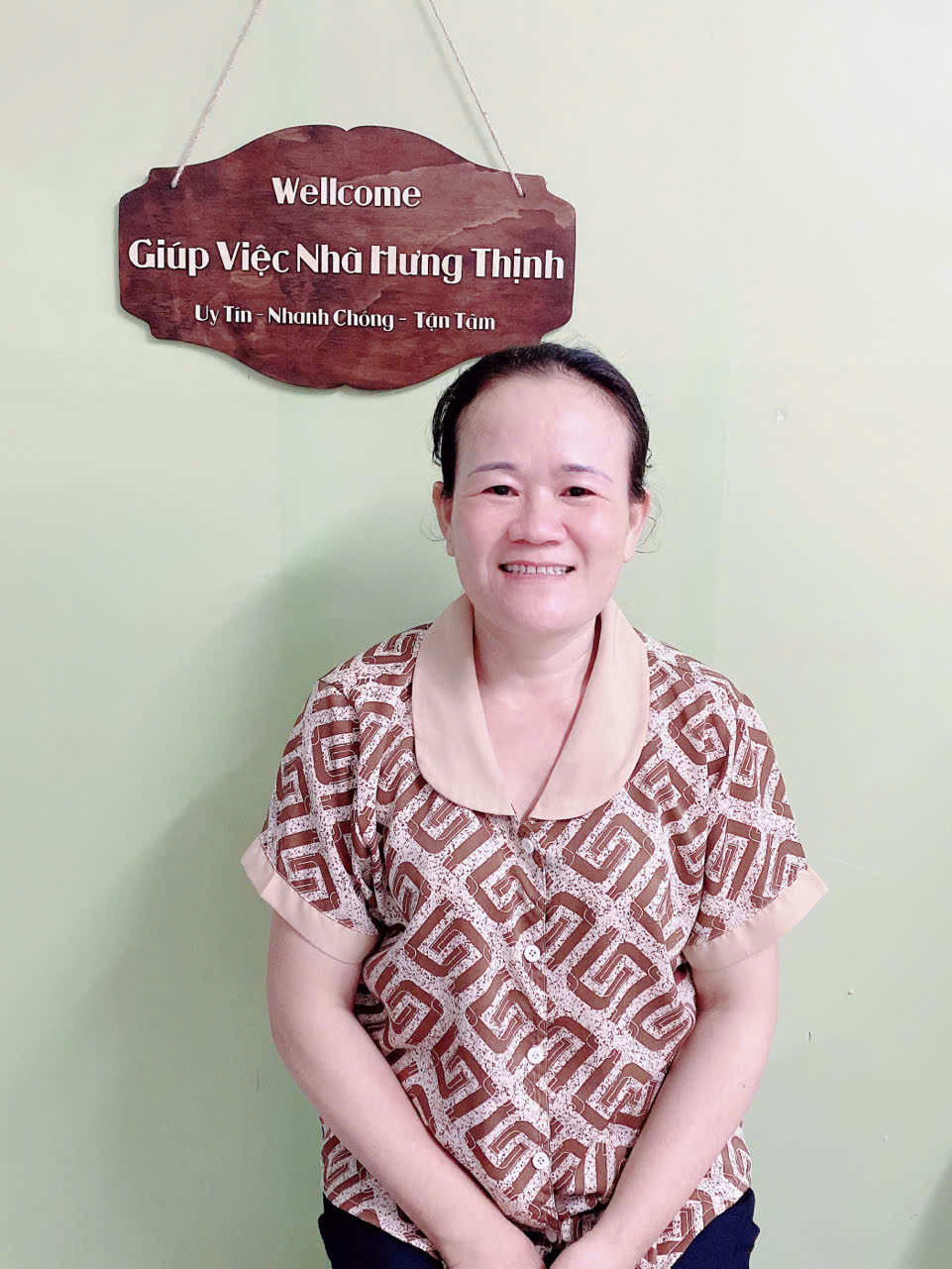 Chị Trịnh Thị Nhàn, sinh năm 1978, quê Bến Tre – GIÚP VIỆC NHÀ, CHĂM BÉ