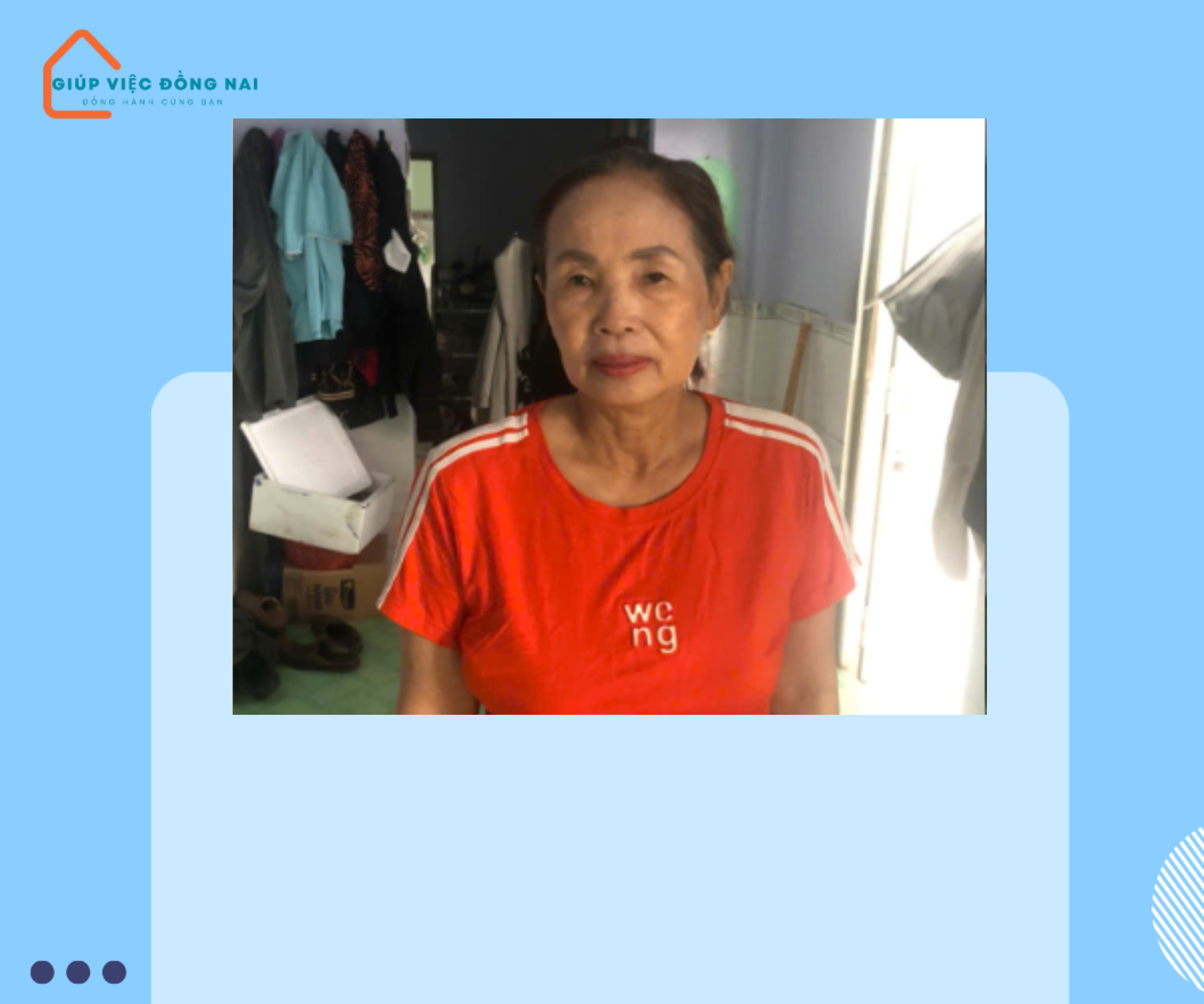 Chị LÊ THỊ MINH HÀ, sinh năm 1969, quê Bình Thuận cần tìm việc