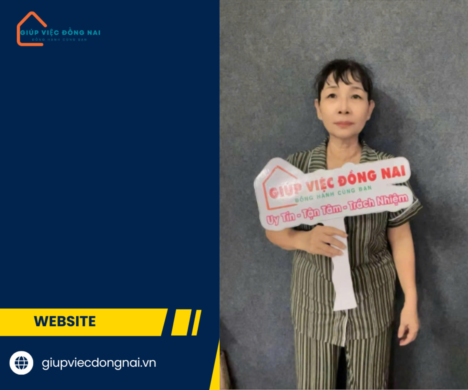 Chị NGUYỄN THỊ NGỌC LÝ, sinh năm 1963, quê Kiên Giang cần tìm việc